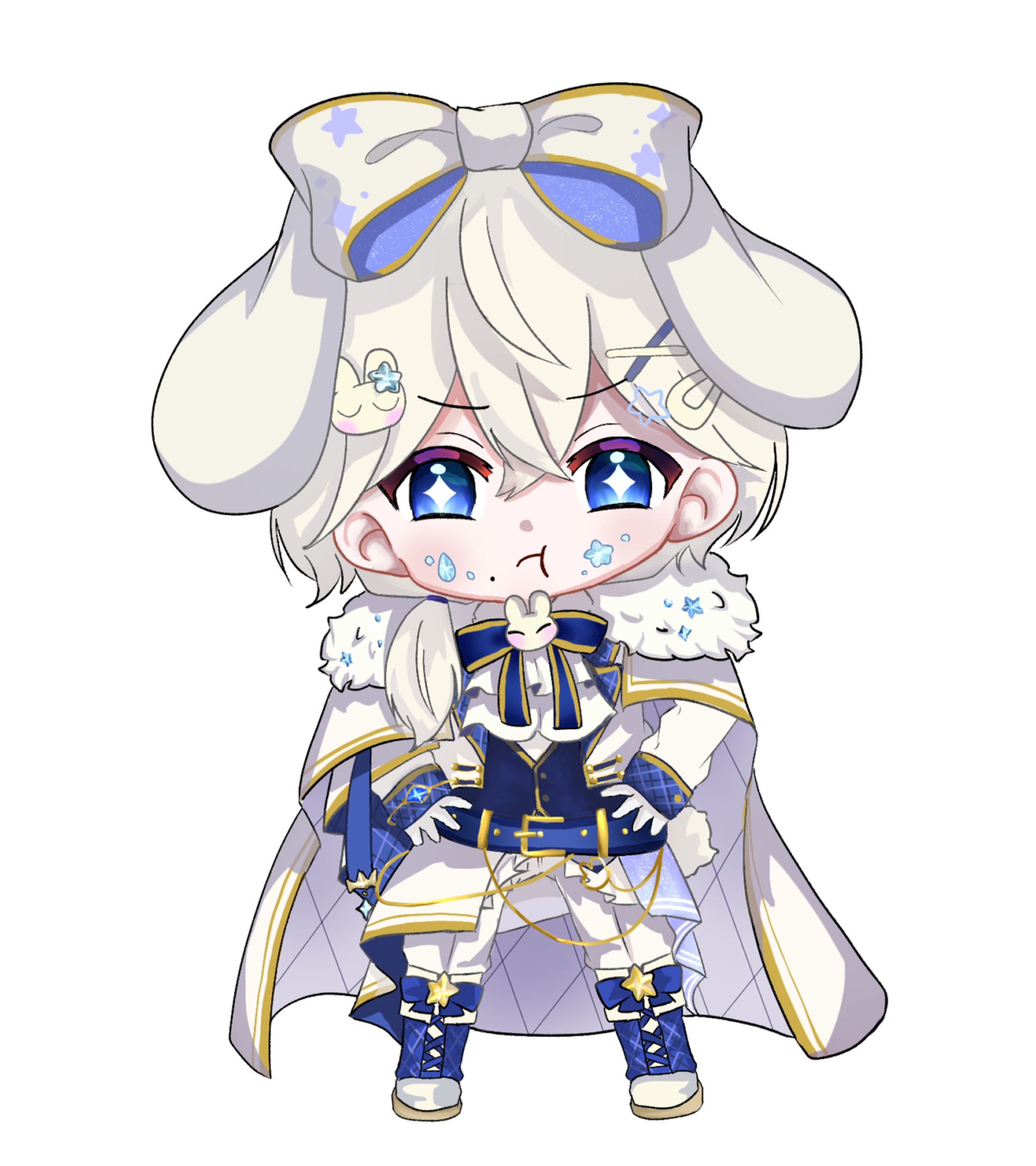 IRIAMライバー 水斗はに 様ミニキャライラスト-1