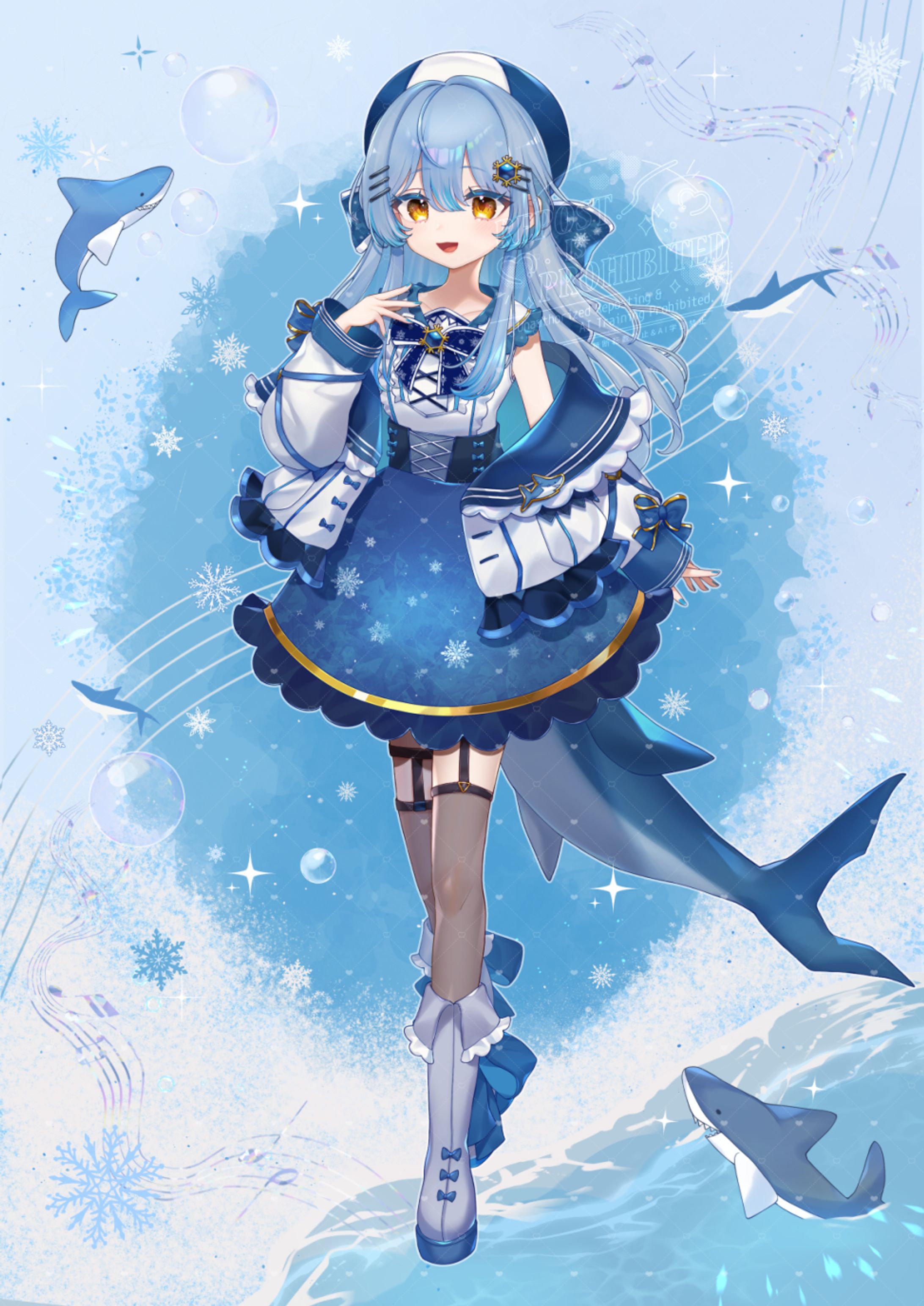 【イラスト制作】氷空ちり 様【キービジュアル】-1