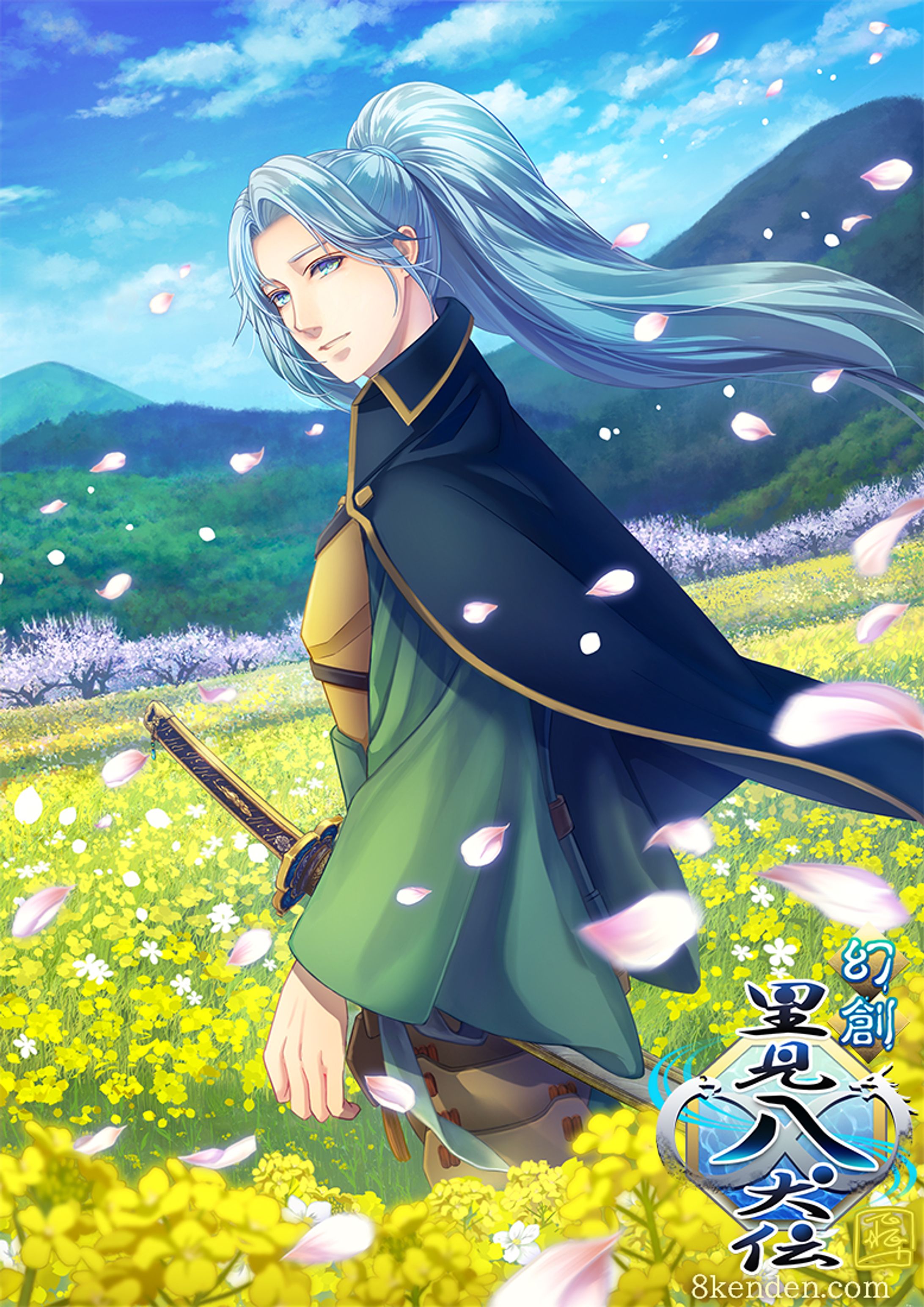 【創作】キャラ一枚絵・春-1