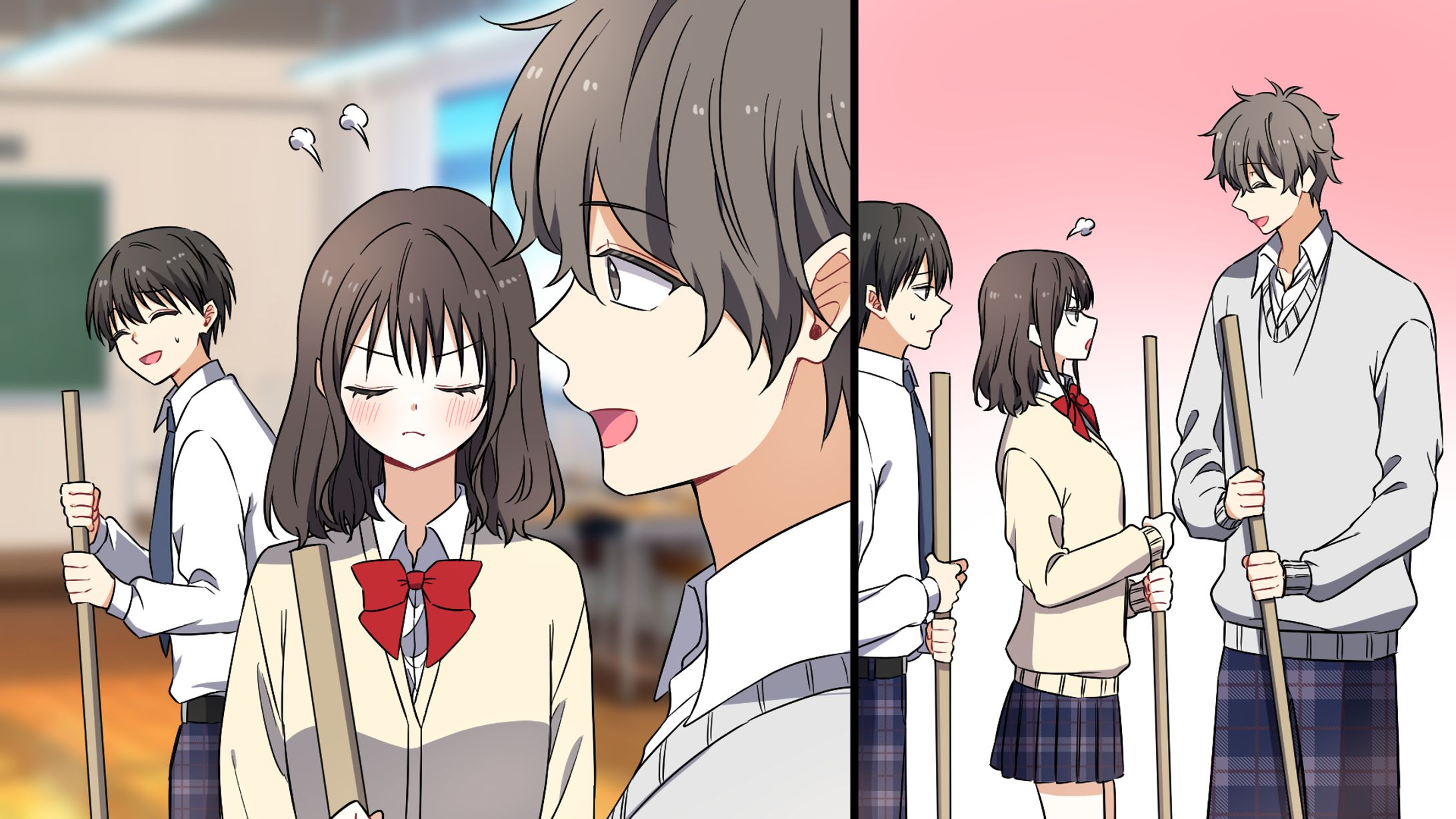 【漫画動画】クラスで人気な美少女に嫌われている陰キャな俺。ある日、踏切にハマってしまい事故直前の彼女を救ったら距離がグッと近づいた…さらに、いつの間にか両思いになっていた！？【胸キュン漫画】【恋愛漫画】-1