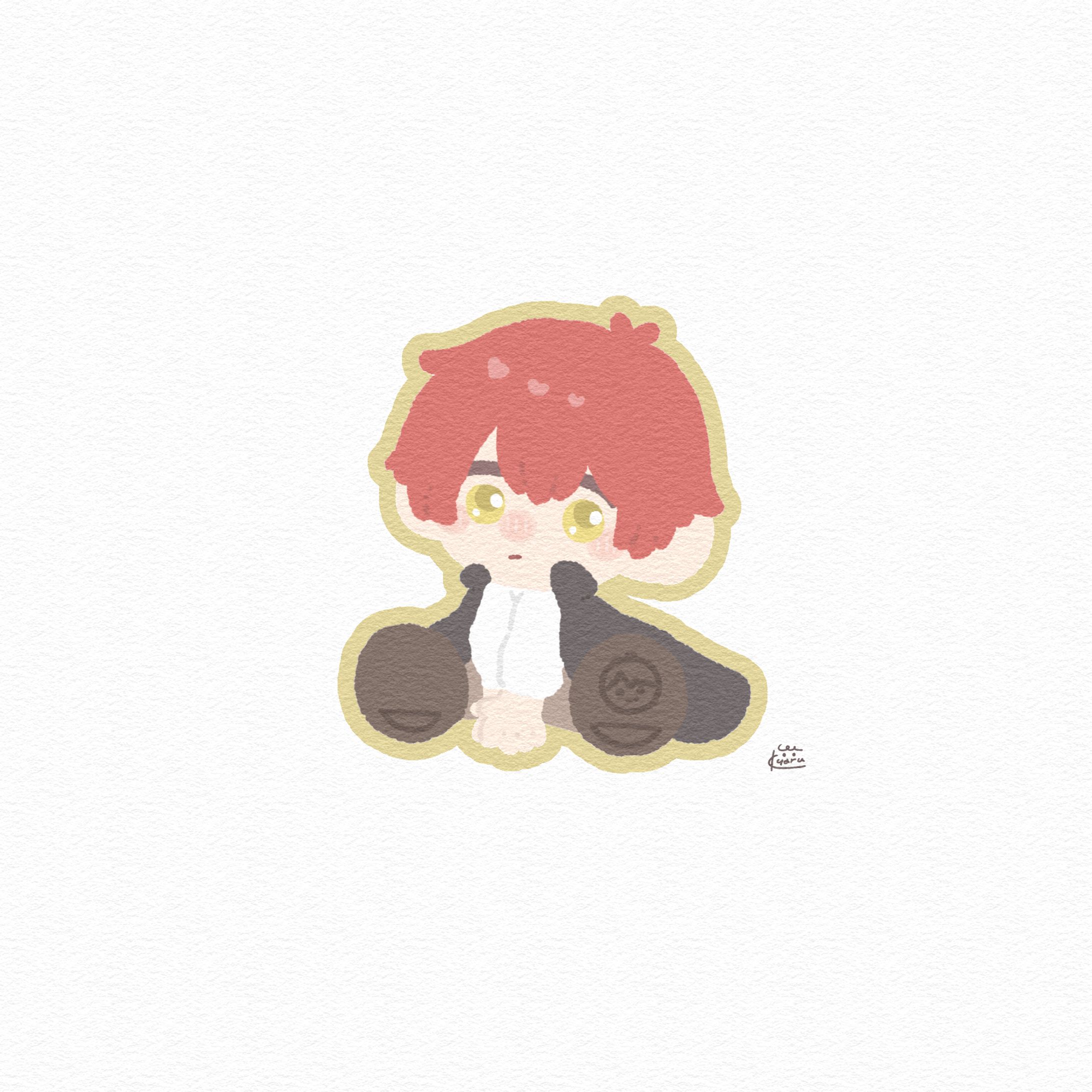 ꒰ fa ꒱ ぬいぐるみ / 赤髪のとも さま-1
