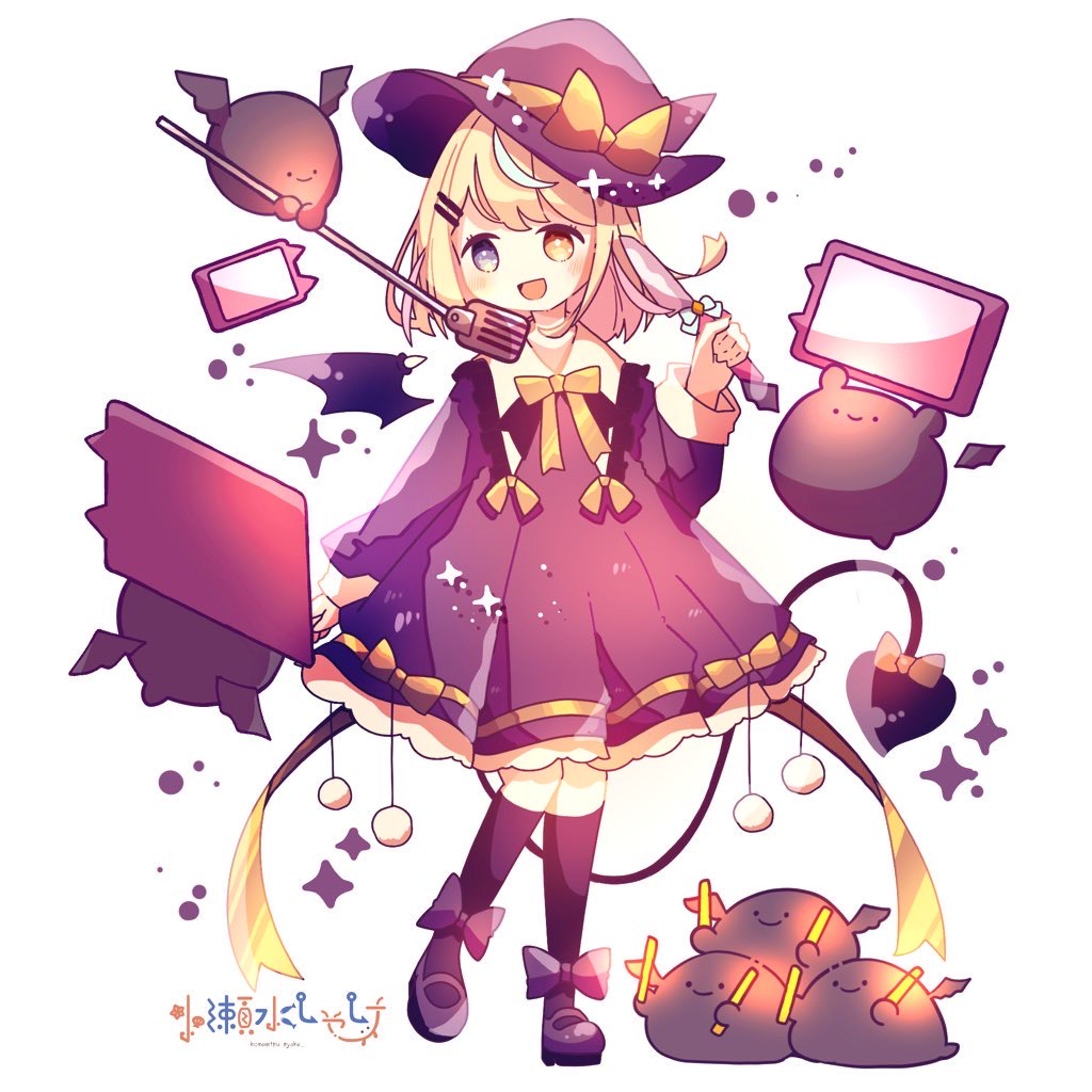 魔女っ子配信者のの/Witch streamer Nono-1