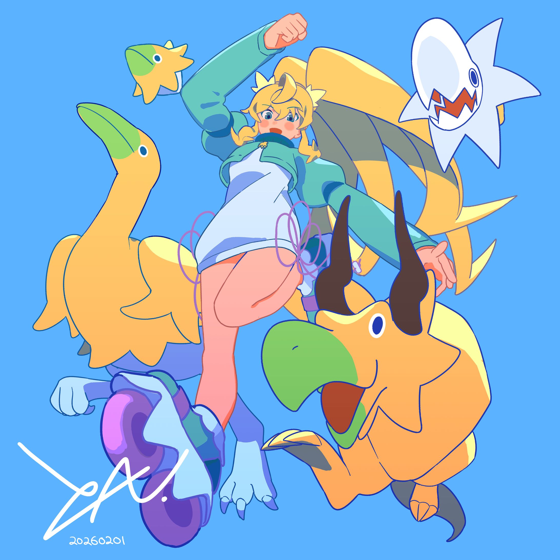 自主制作イラスト『ラカ-RE:make』-1