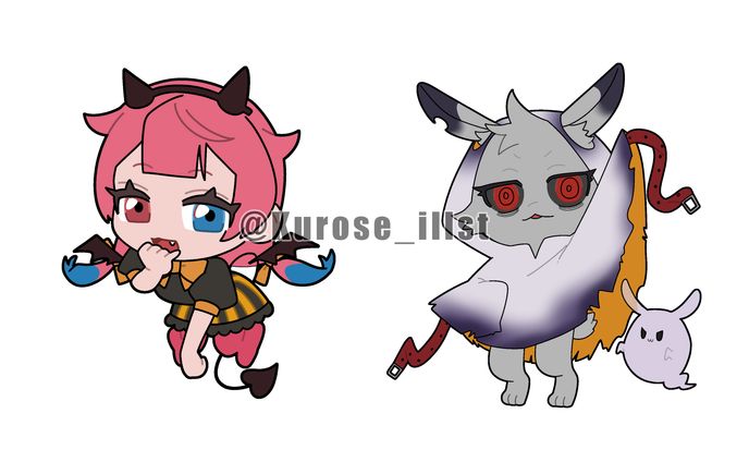 【SDキャラクター】ハロウィンver.ちびキャラ