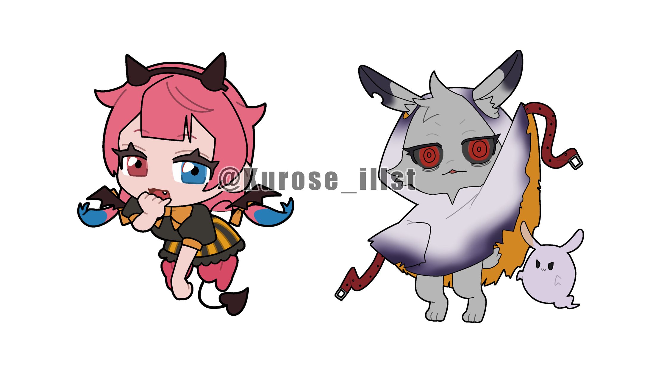 【SDキャラクター】ハロウィンver.ちびキャラ-1