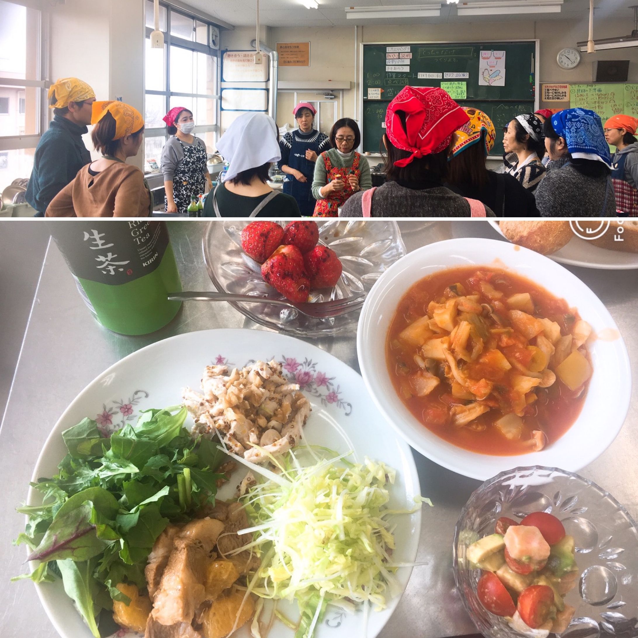 中学校PTA主催の料理教室講師-1