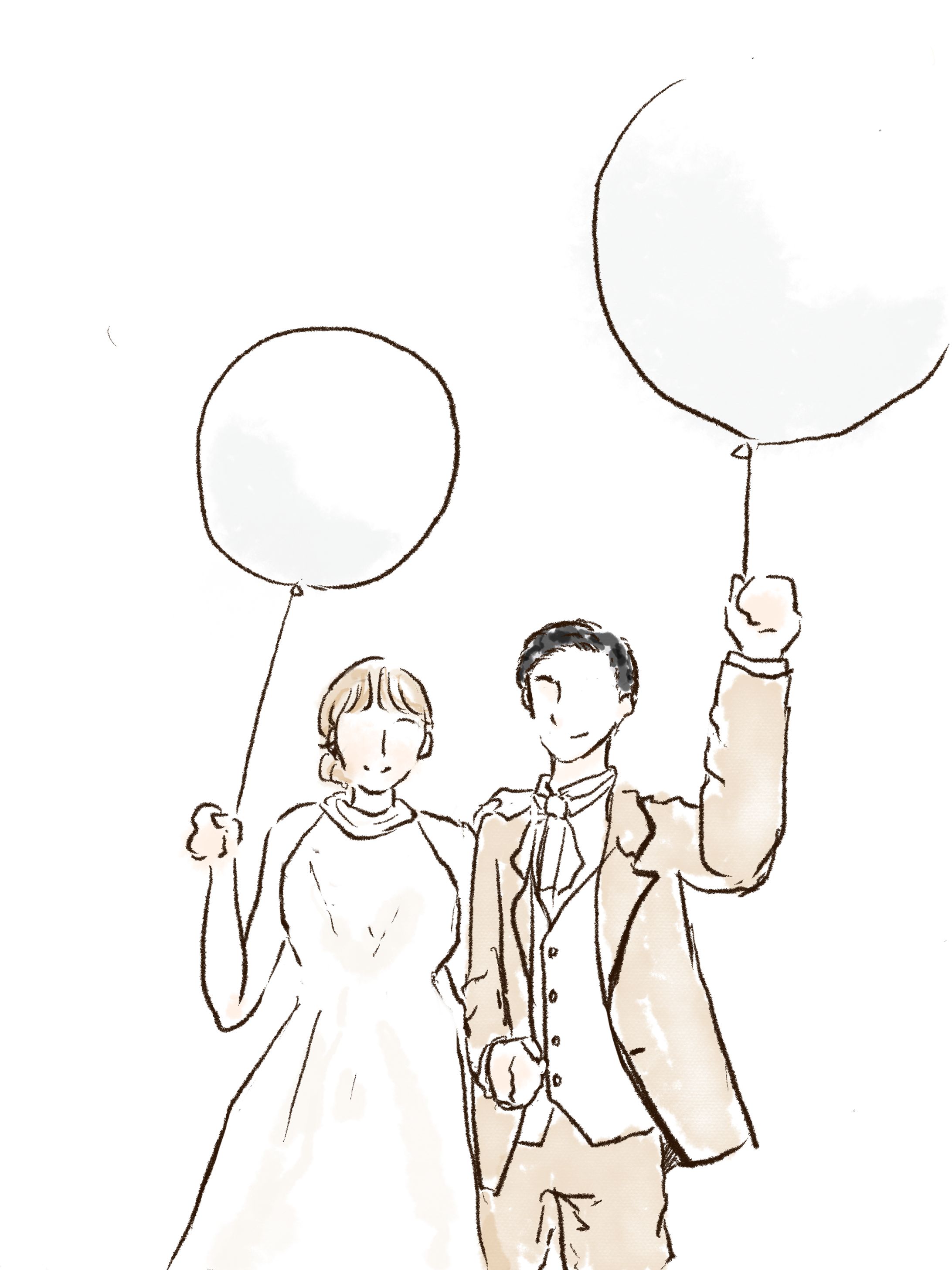 【イラスト】ゲスト参加型結婚証明書-1