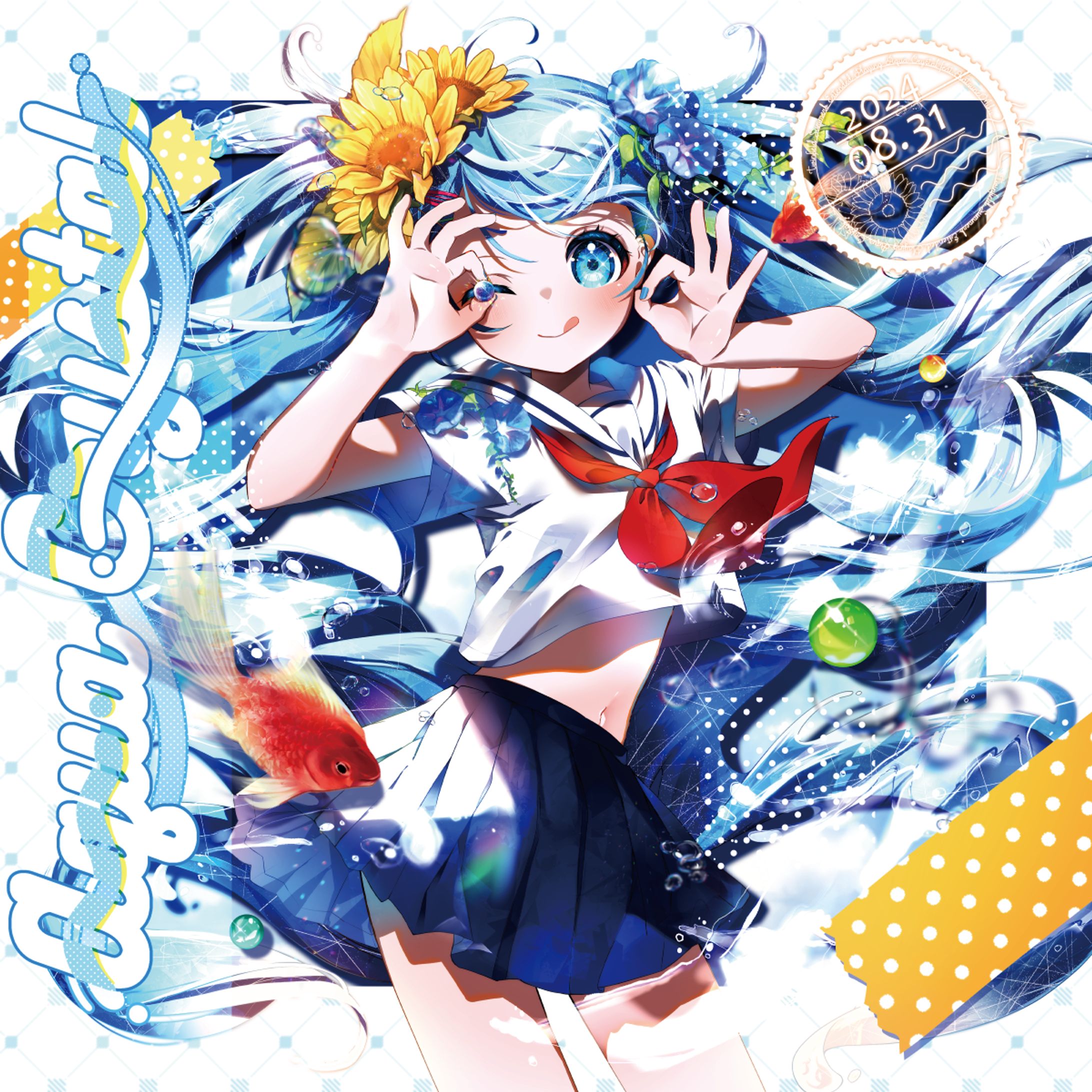 Twinfield様『Aqua Crystal』CDデザイン-1