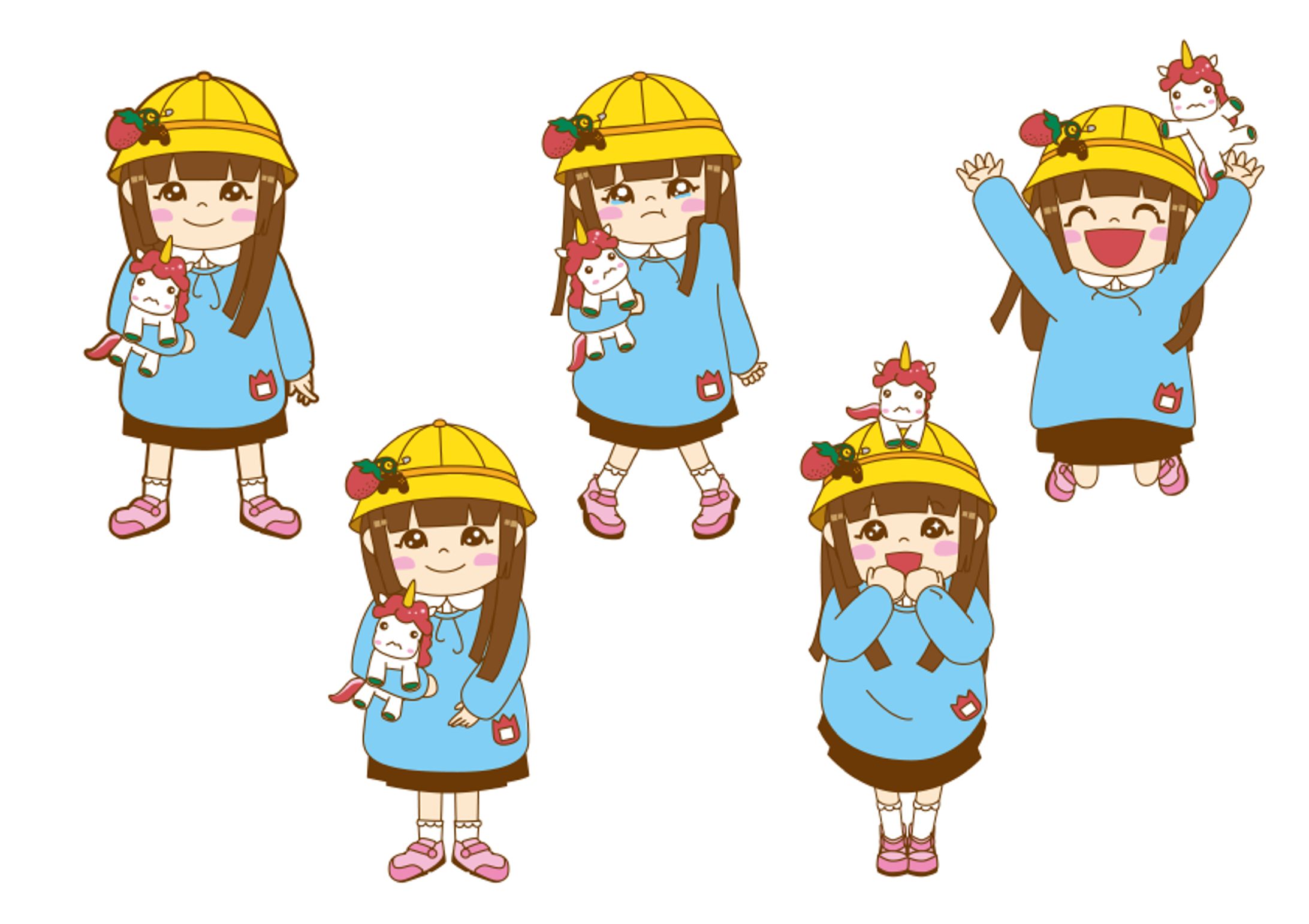 ましゅまろまなさん　キャラクターデザイン-1