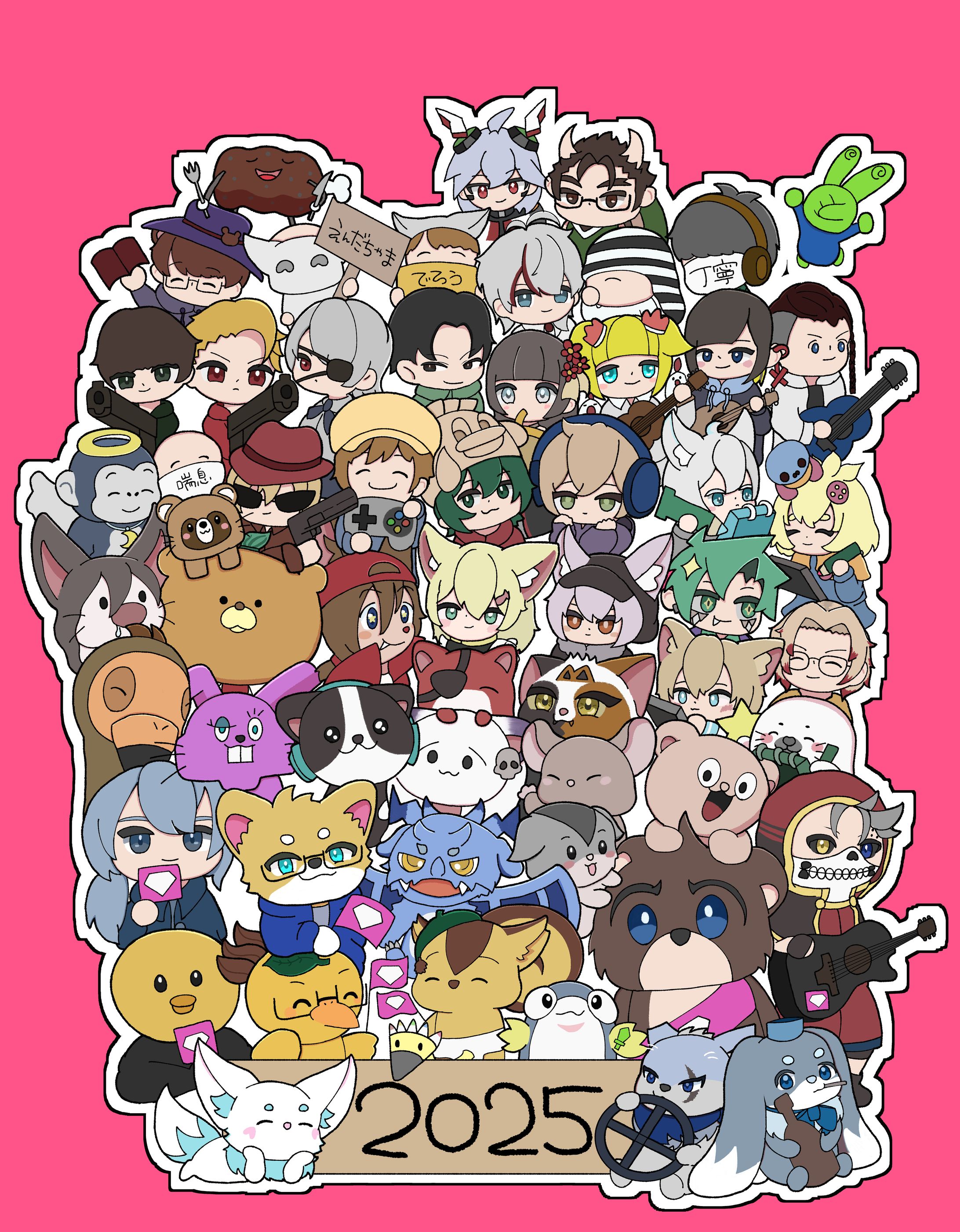 ２０２５年ｻﾌﾞｽｸﾗｲﾊﾞｰ集合絵-1