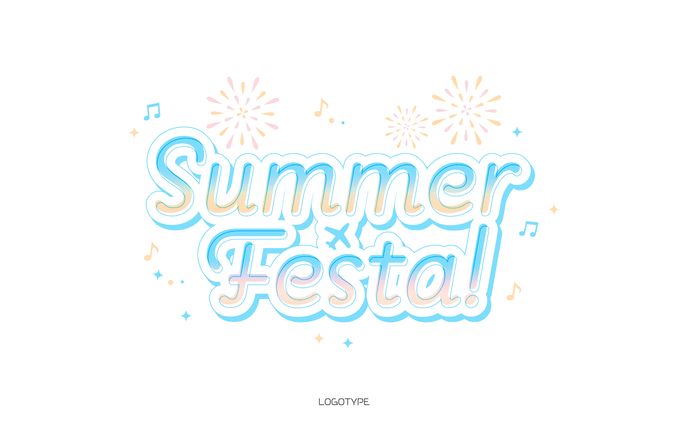 さざなみゆん様「Summer Festa!」歌枠企画ロゴ