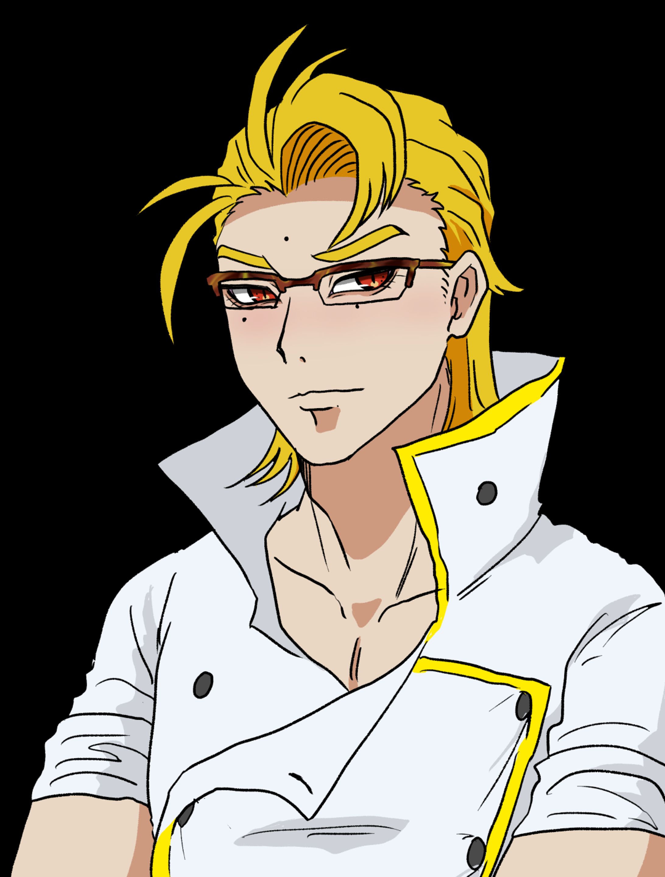 TRPG バストアップ立ち絵 男性-1