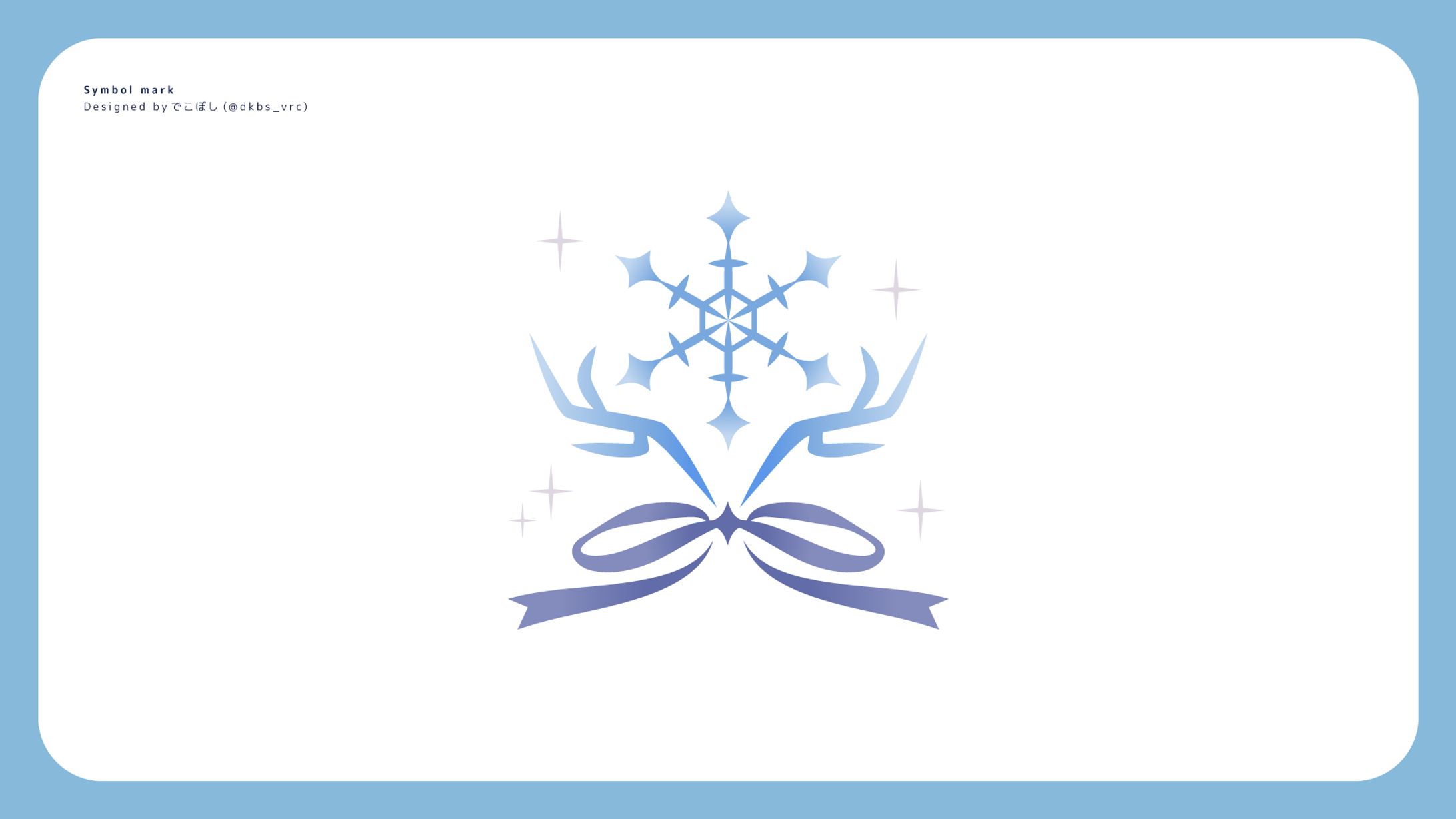 Vtuber 氷晶もねさま シンボルマーク-1
