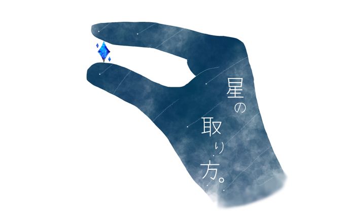 練習ロゴデザイン『星の取り方。』