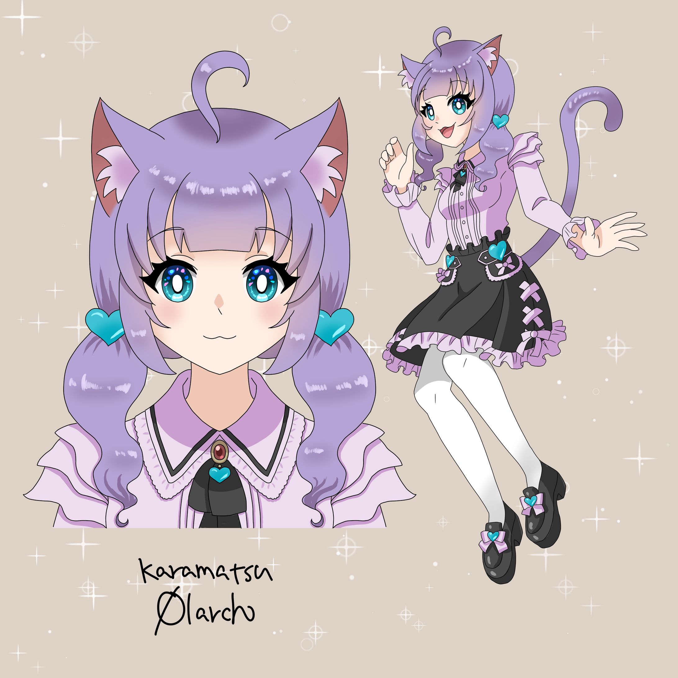 原宿系ネコミミ女の子キャラデザ-1