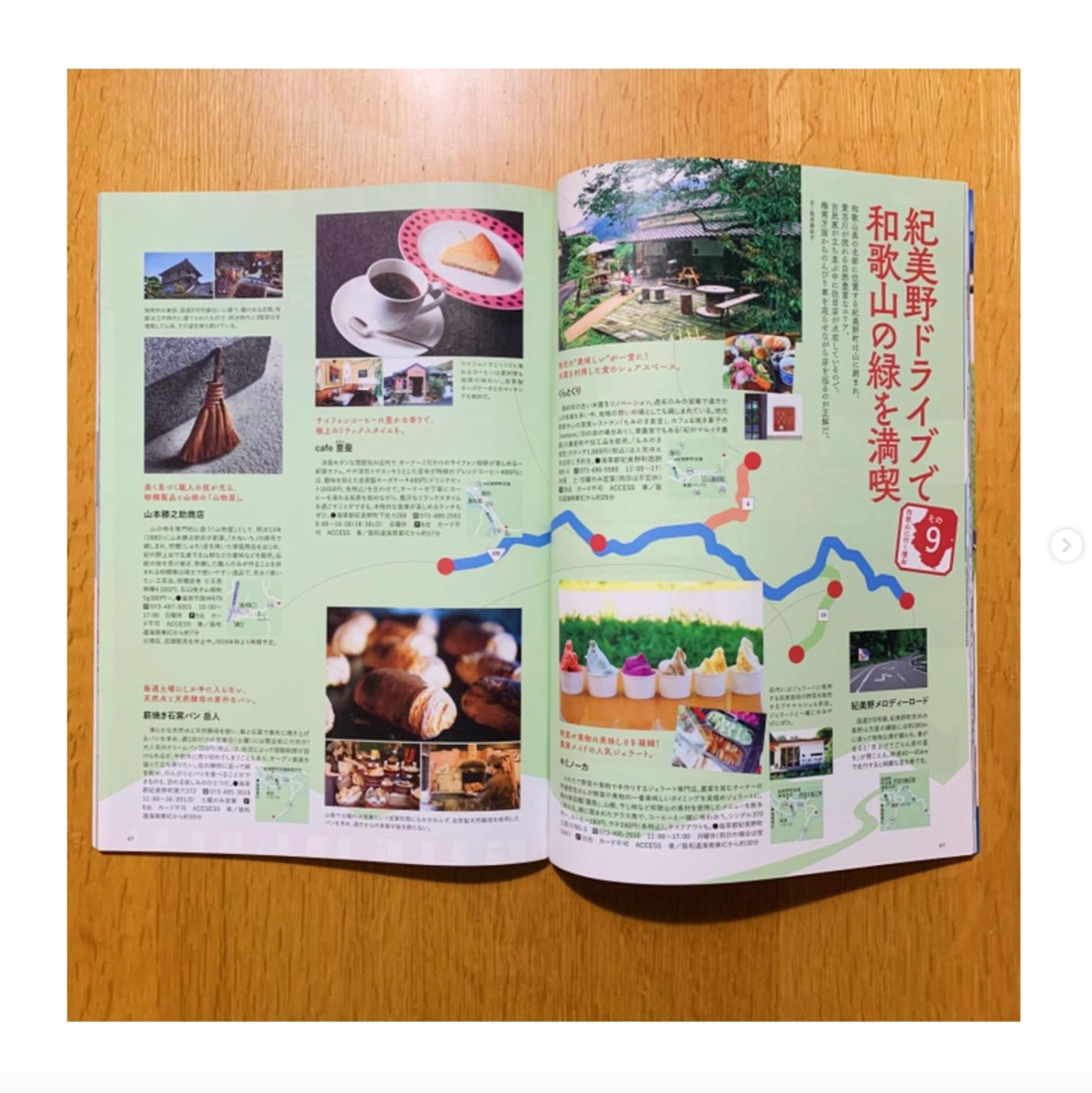 京阪神エルマガジン社 /ムック『和歌山の本』 紀美野ドライブで和歌山の緑を満喫-1