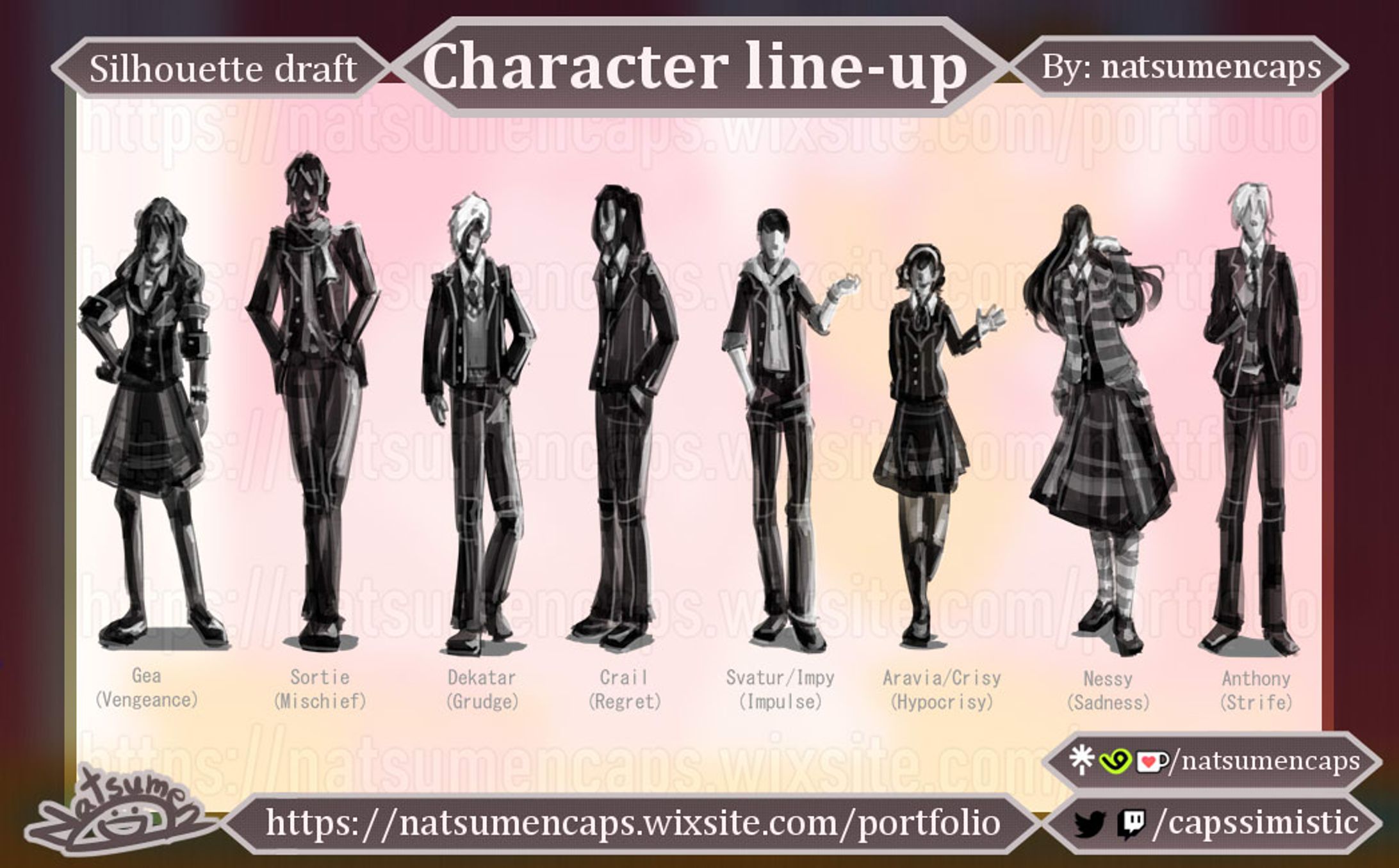 Unnamed personal project (Monster silhouette designs)-1