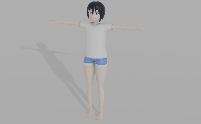 Eimoni(VRChatアバター用人型モデル)