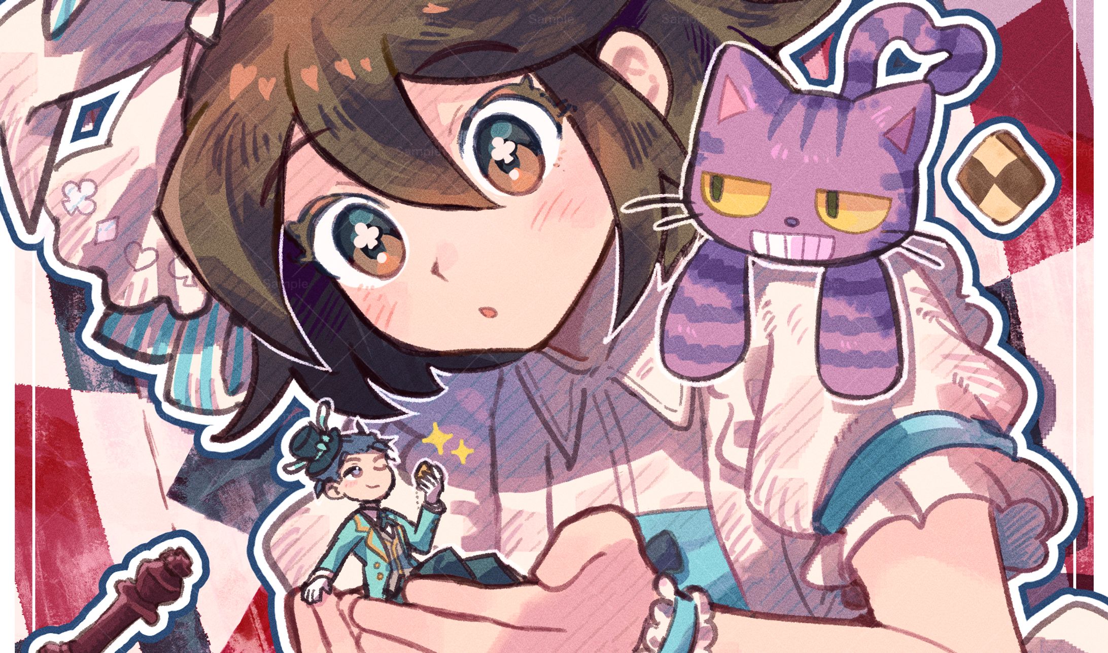 ご依頼  OC1枚絵+ドット絵【skeb】-1