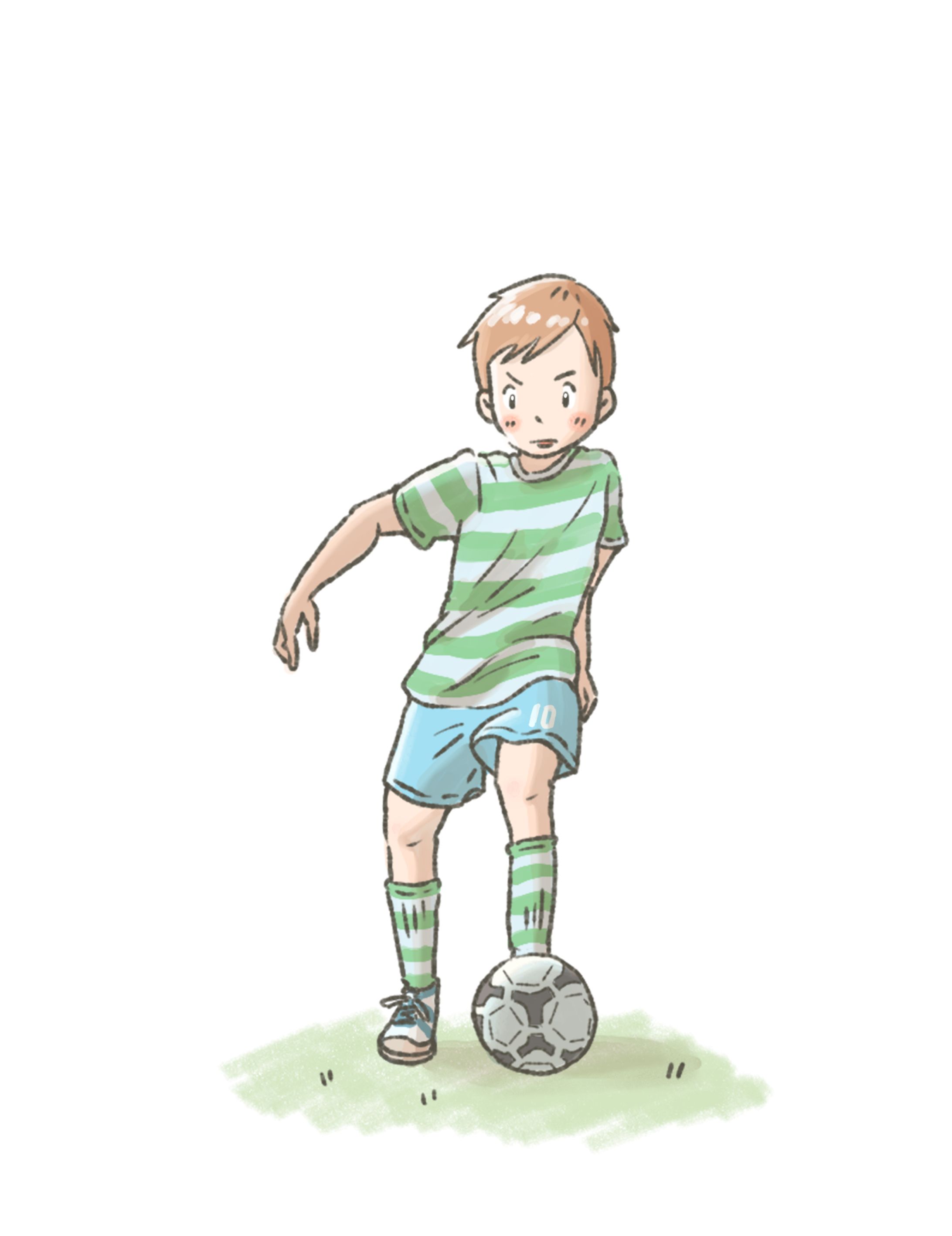サッカー少年-1