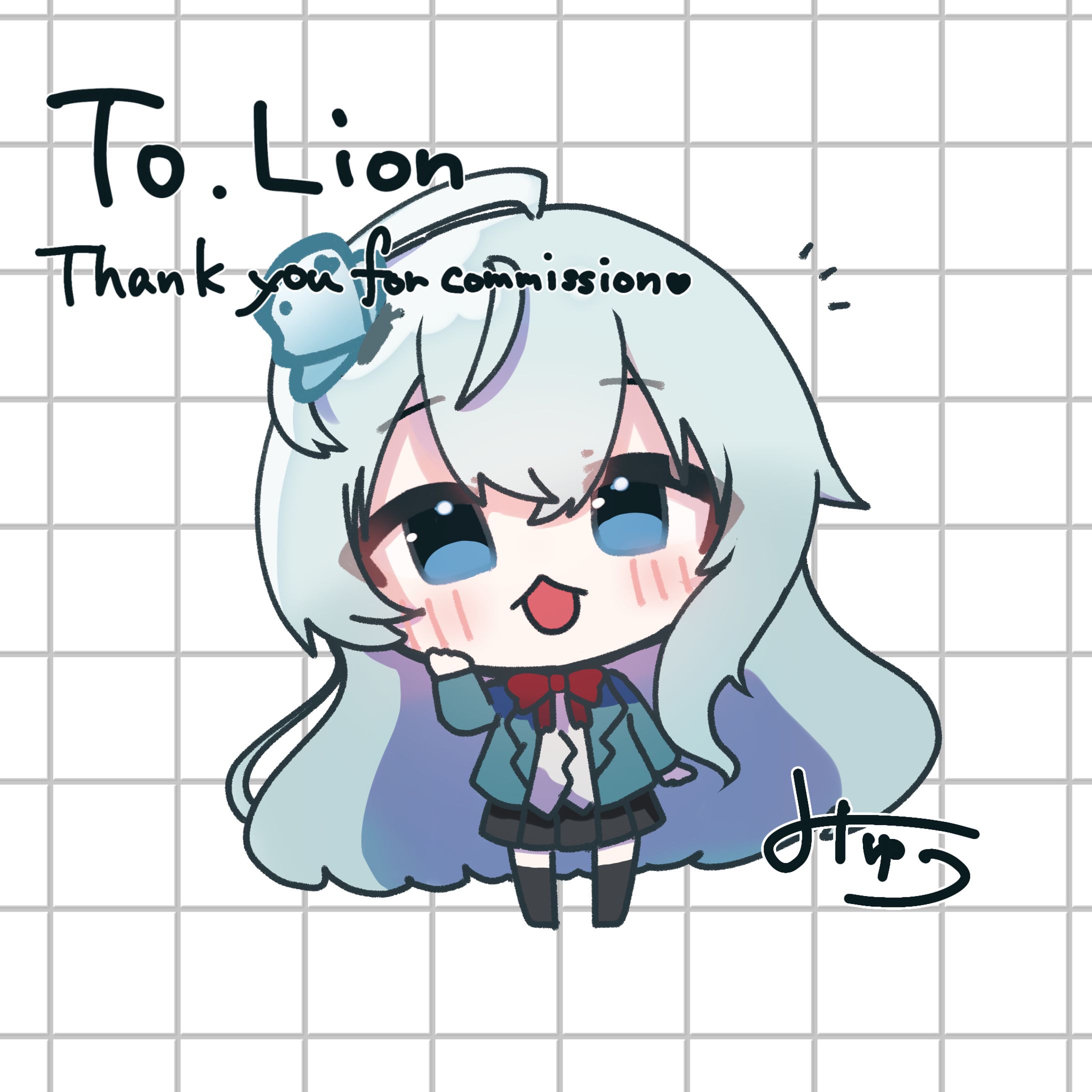 Lion様 デフォルメイラスト依頼-1