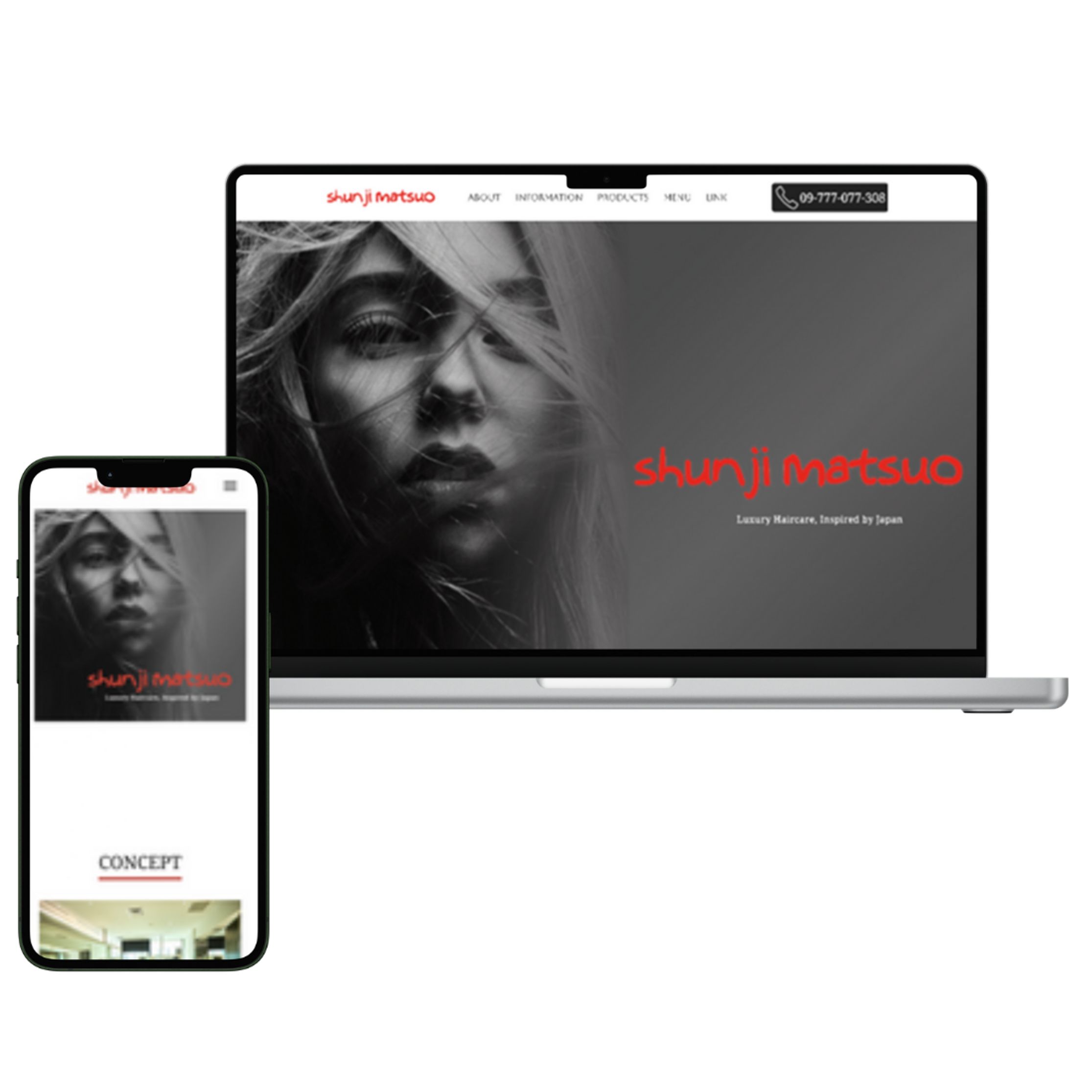 【実績】美容院HP-1