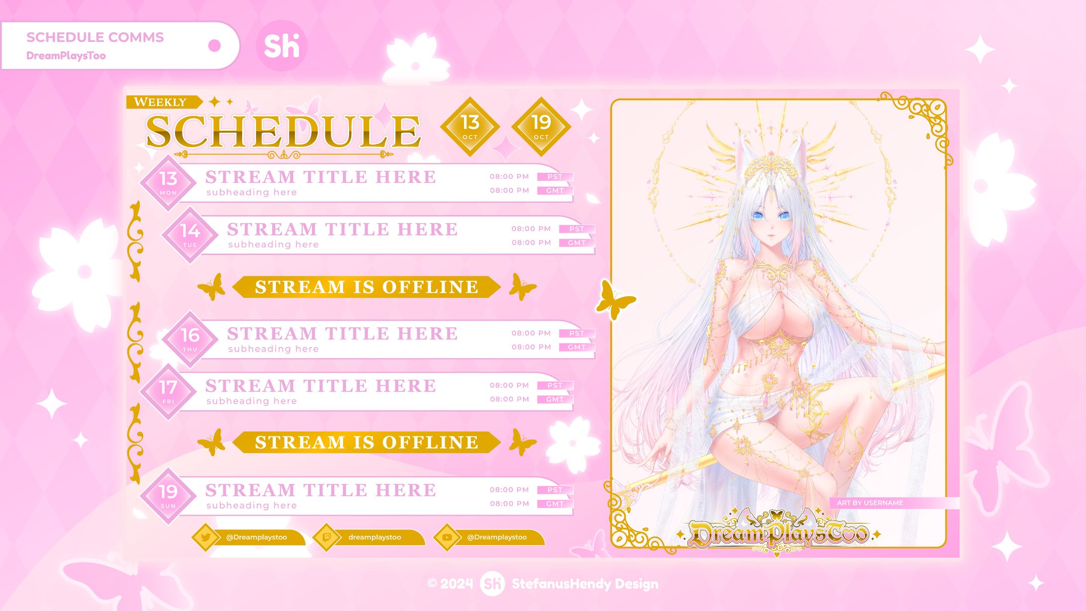 Dreamplaystoo Schedule-1
