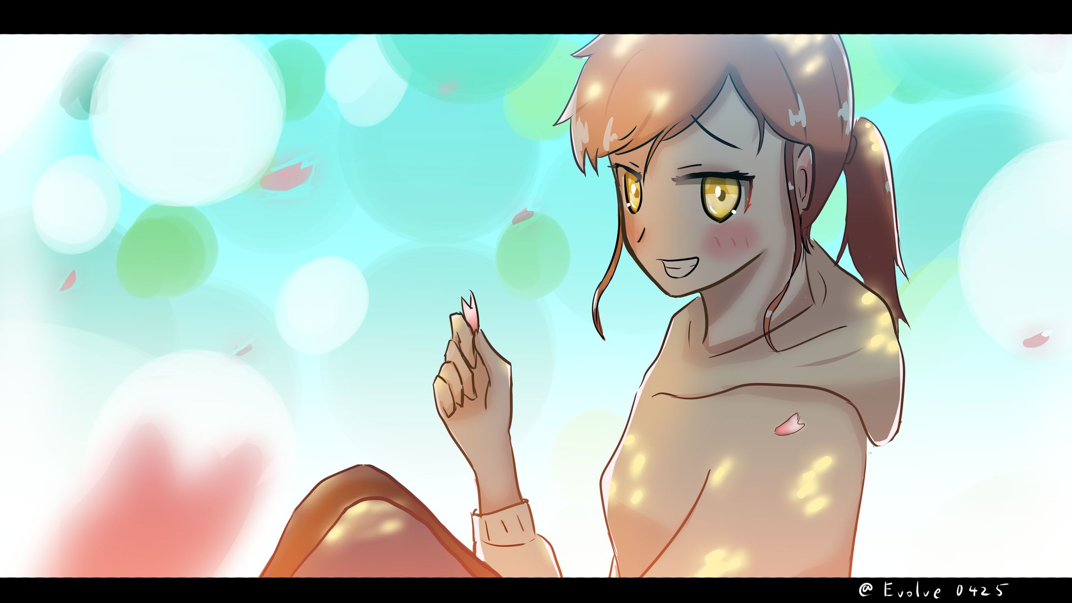 オリジナルキャラの一枚絵-1