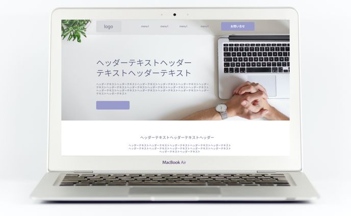 架空IT会社　サイトデザイン