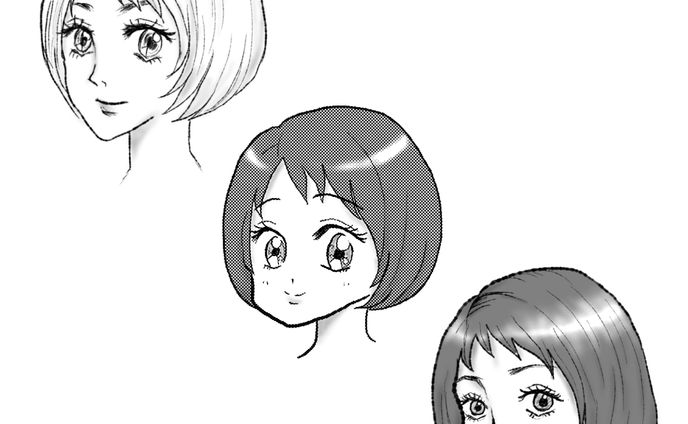描き分けデッサン