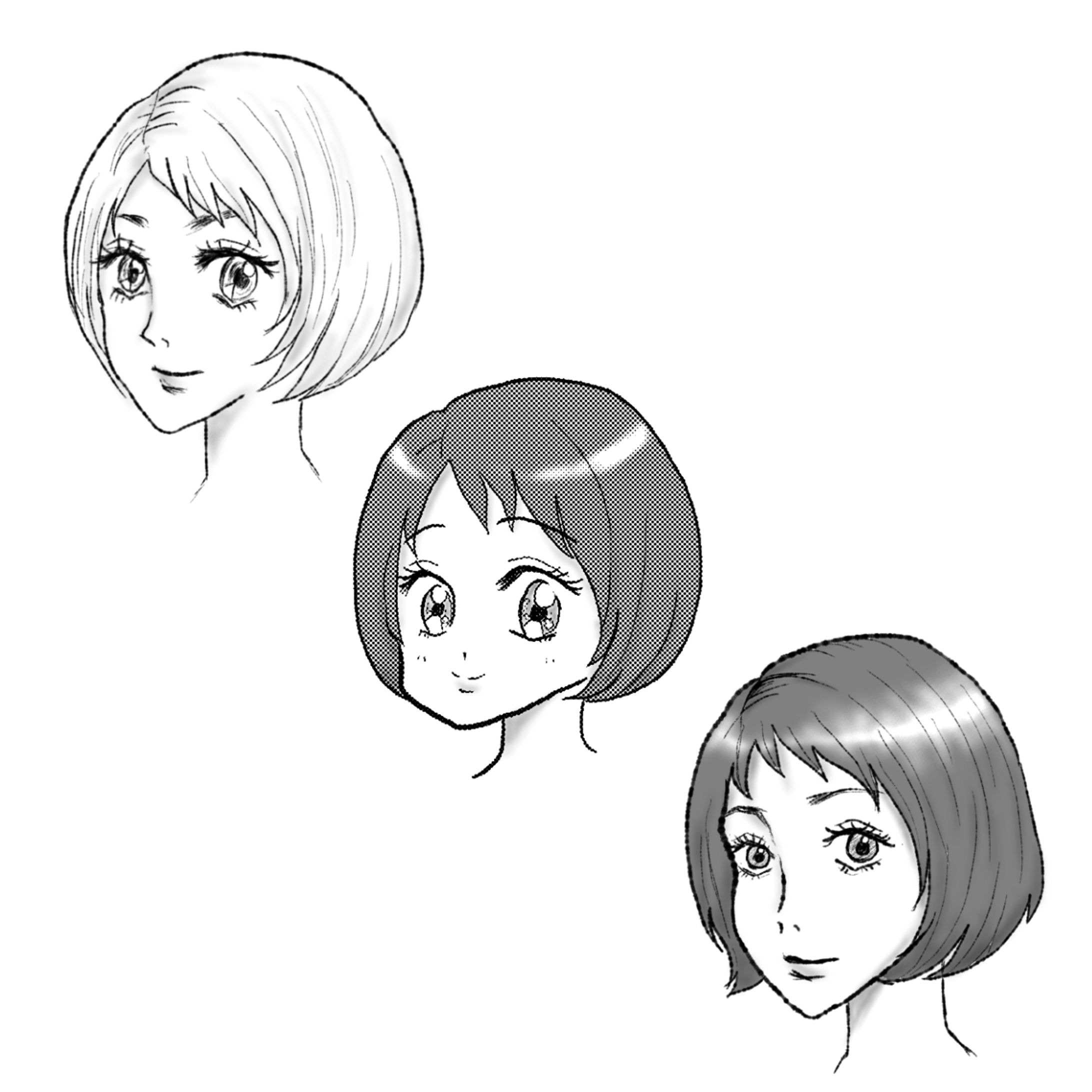 描き分けデッサン-1