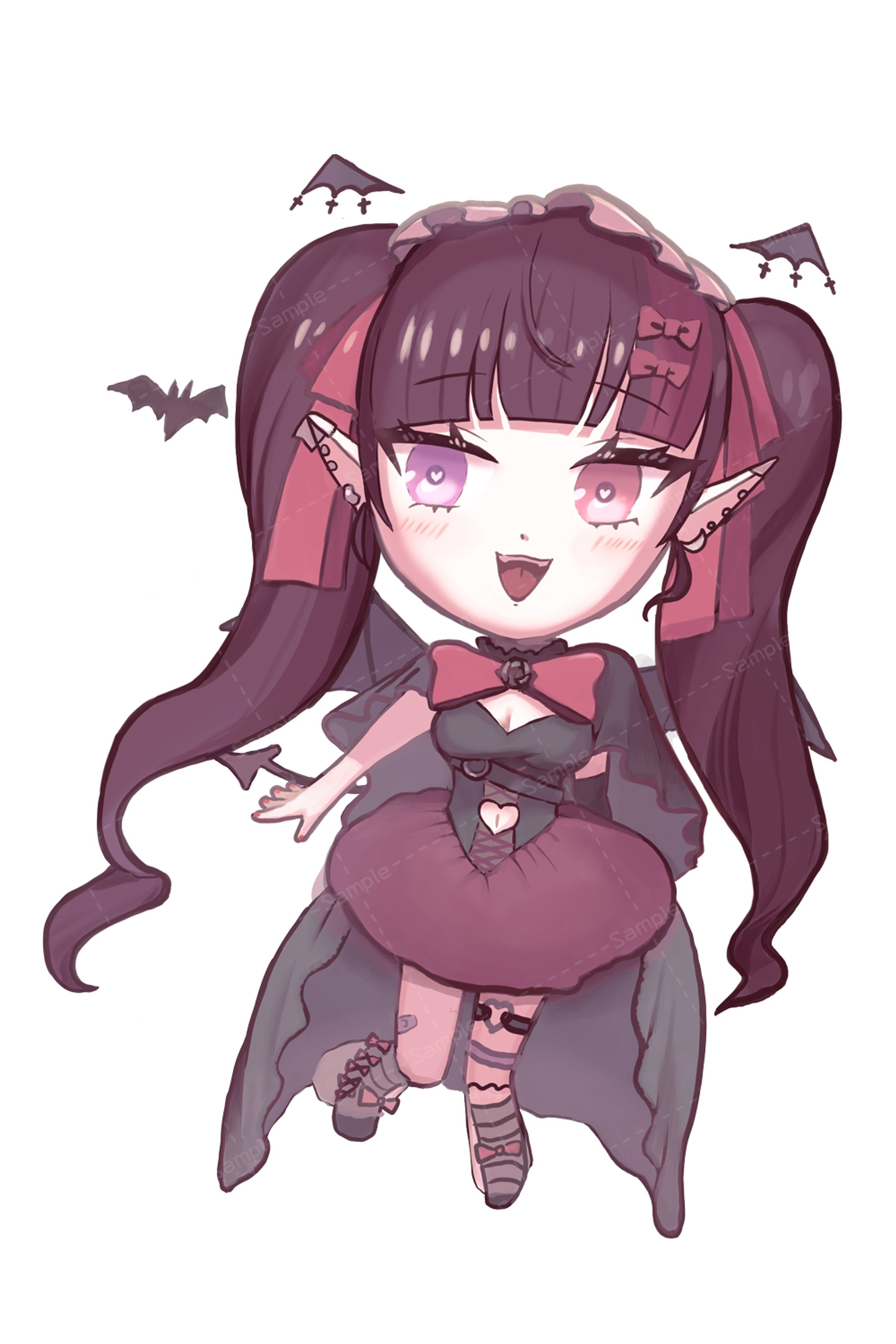 姫城るな様デフォルメイラスト-1