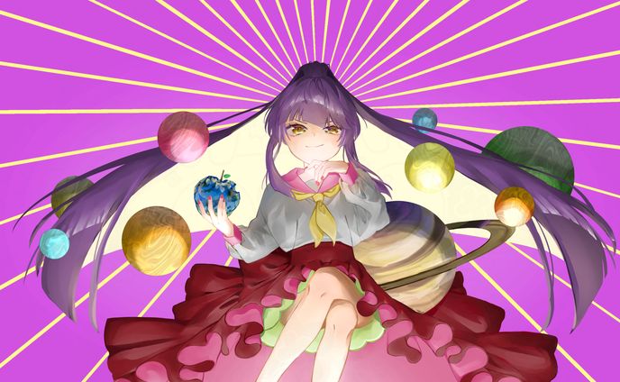 『超☆ギャラクティックガール』MVイラスト