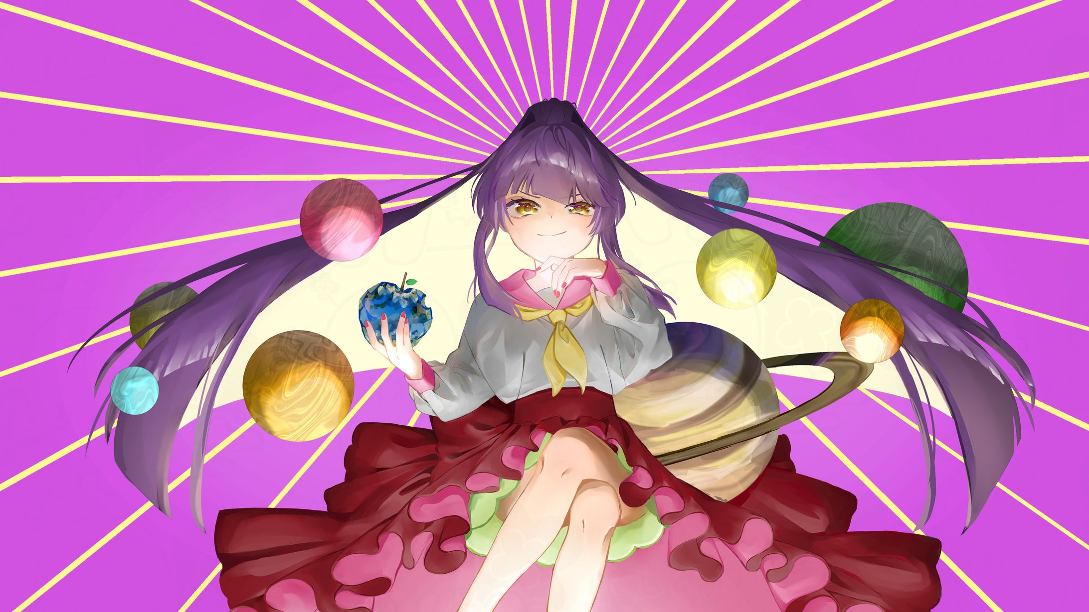 『超☆ギャラクティックガール』MVイラスト-1