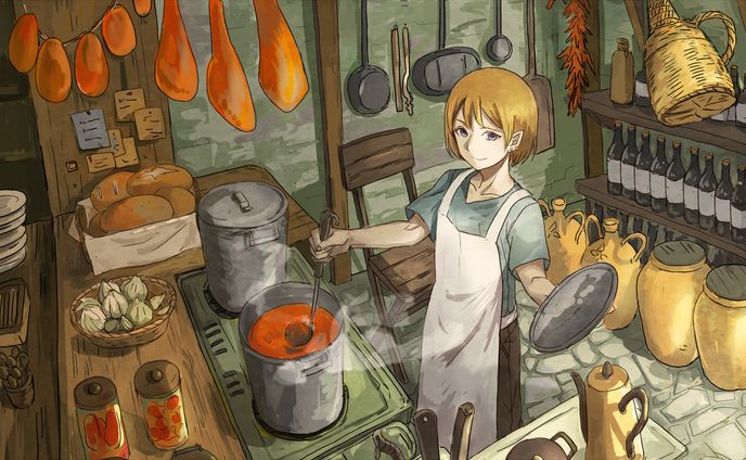 鉱山の食堂