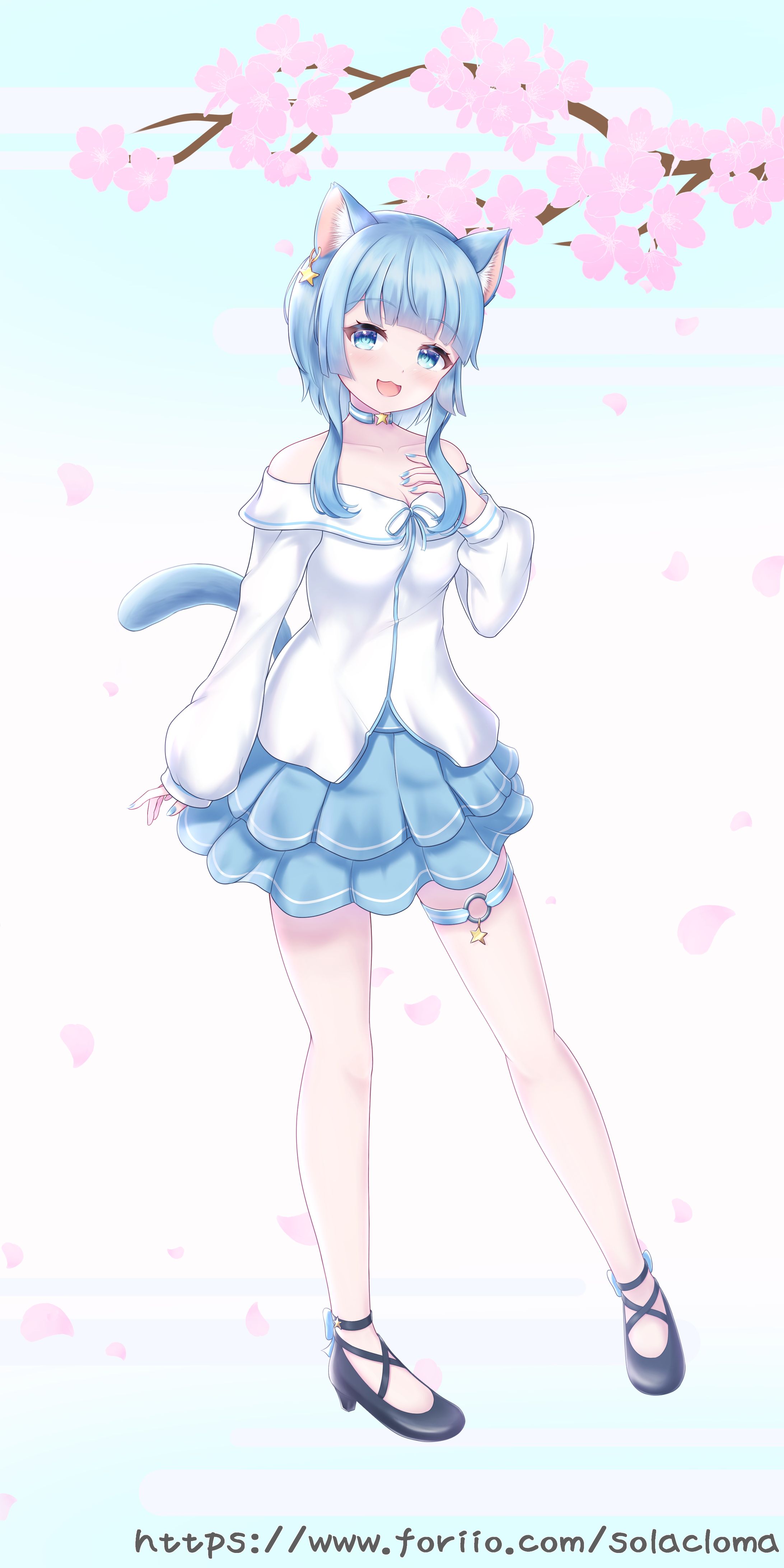 叶星シャノン立ち絵イラスト（コミッション-1
