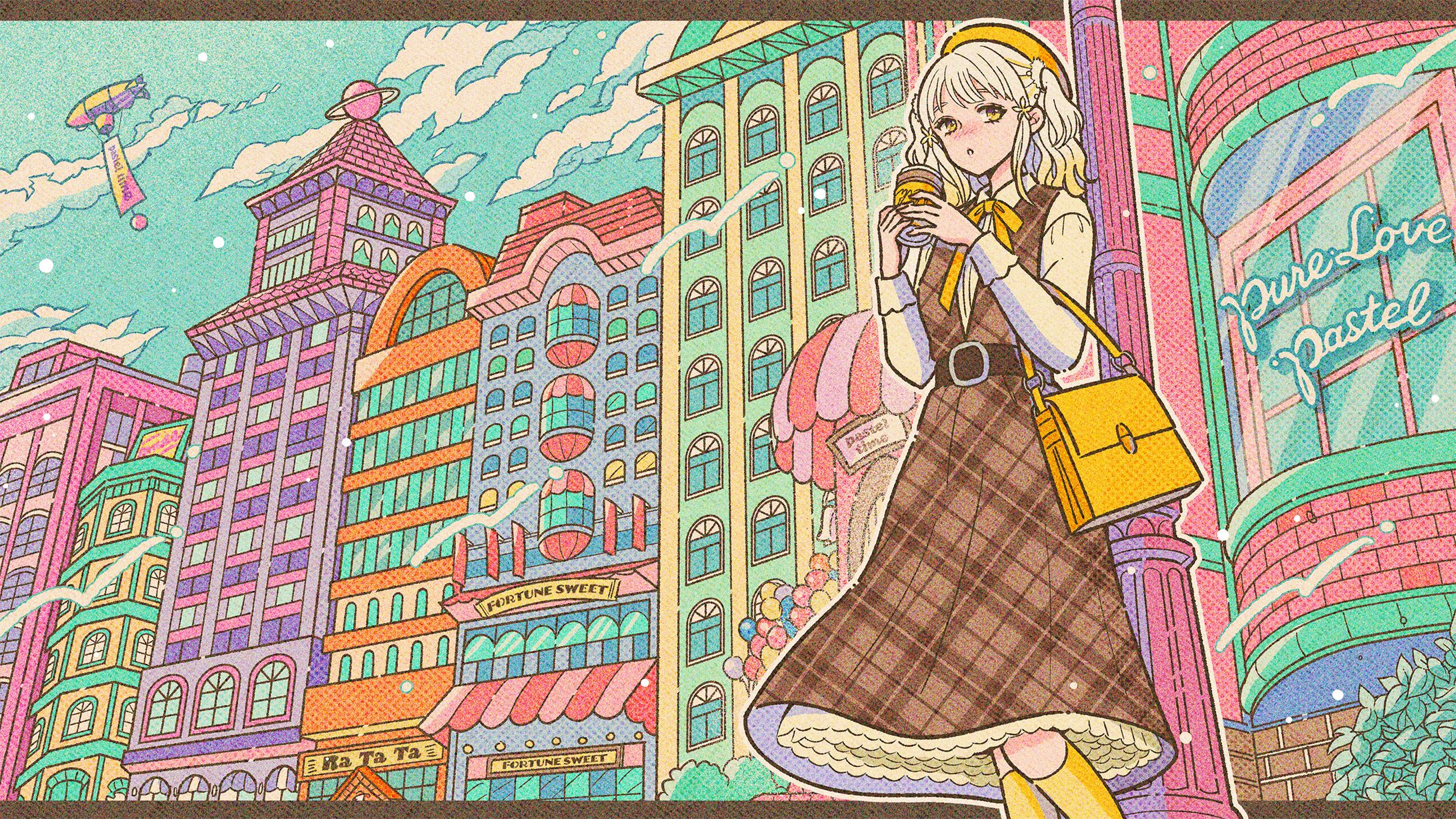 【お仕事】「純情パステルタイム 」MVイラスト-1