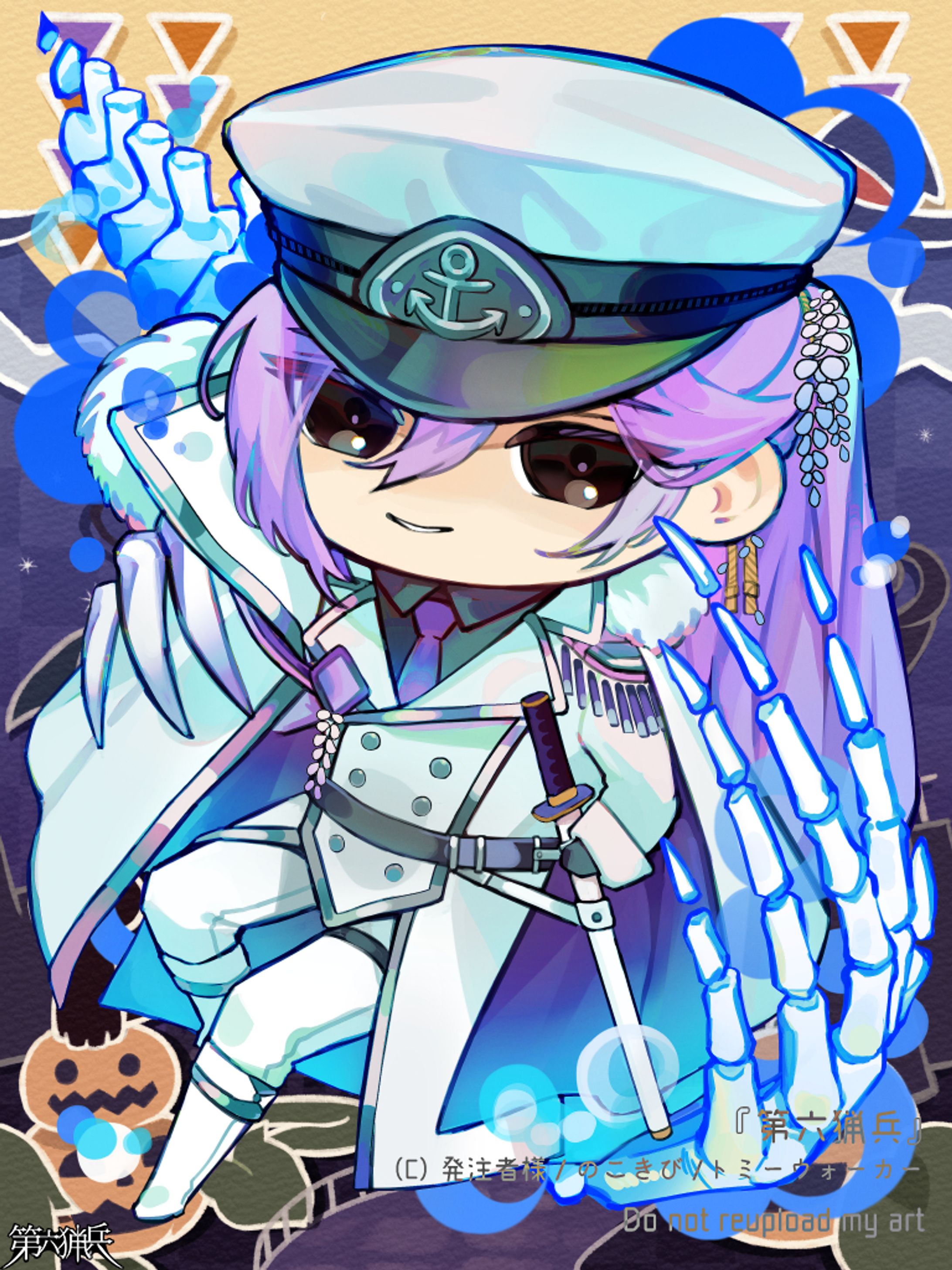 【ＰＢＷ／第六猟兵】南瓜行列SDイラスト2025-1