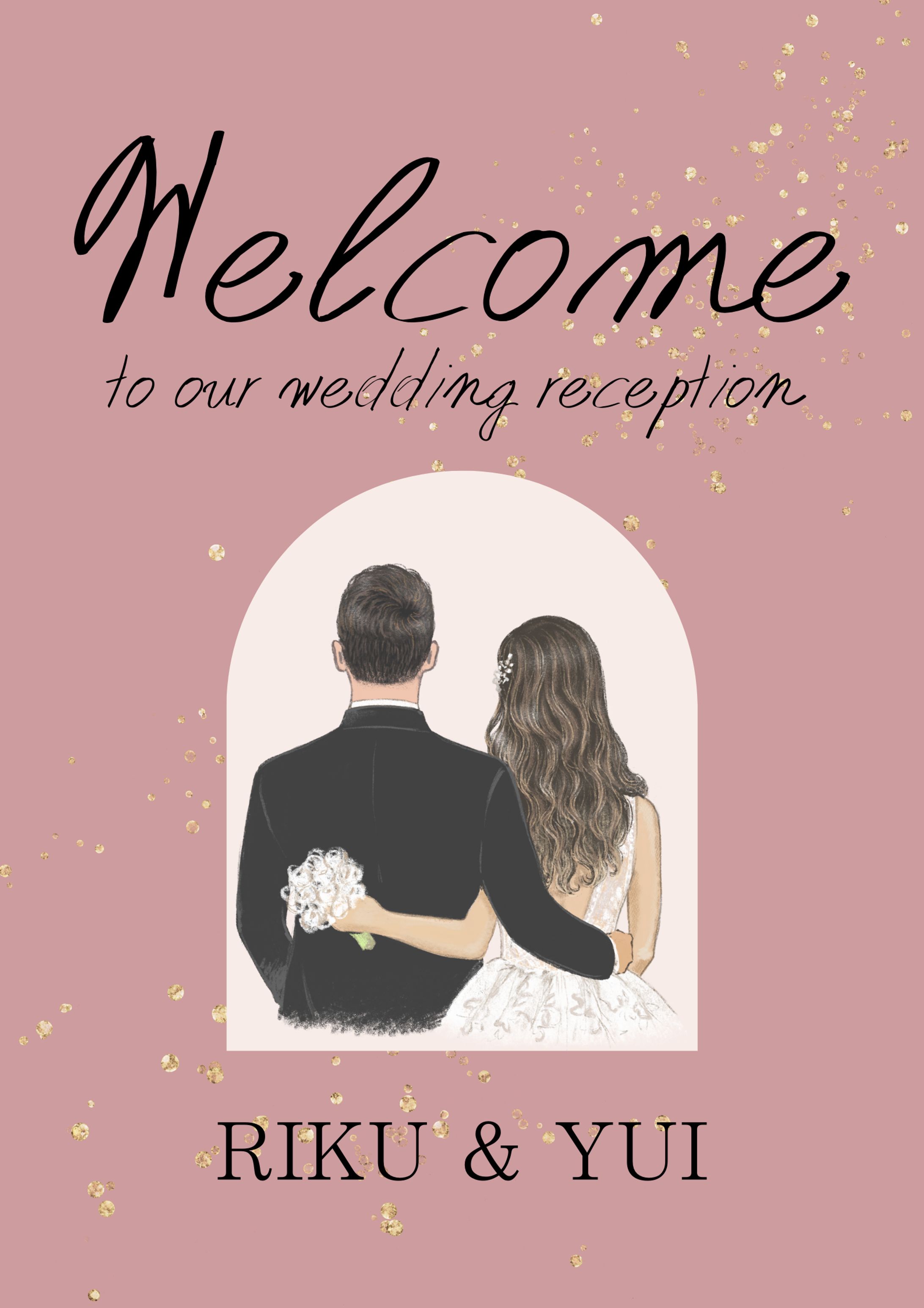 結婚式ウェルカムボードのご依頼-1