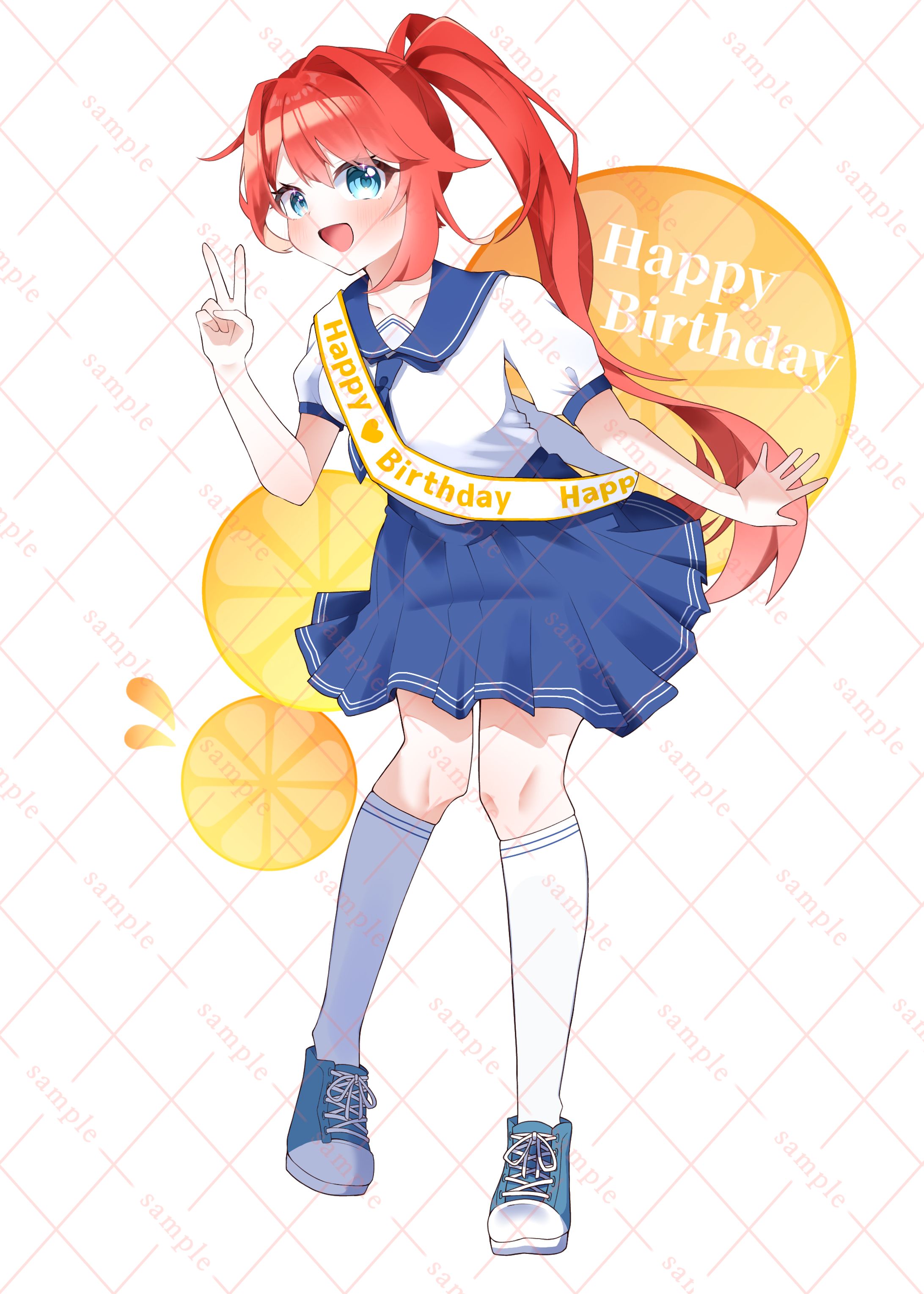 みかん(みかゆ)様 等身イラスト-1