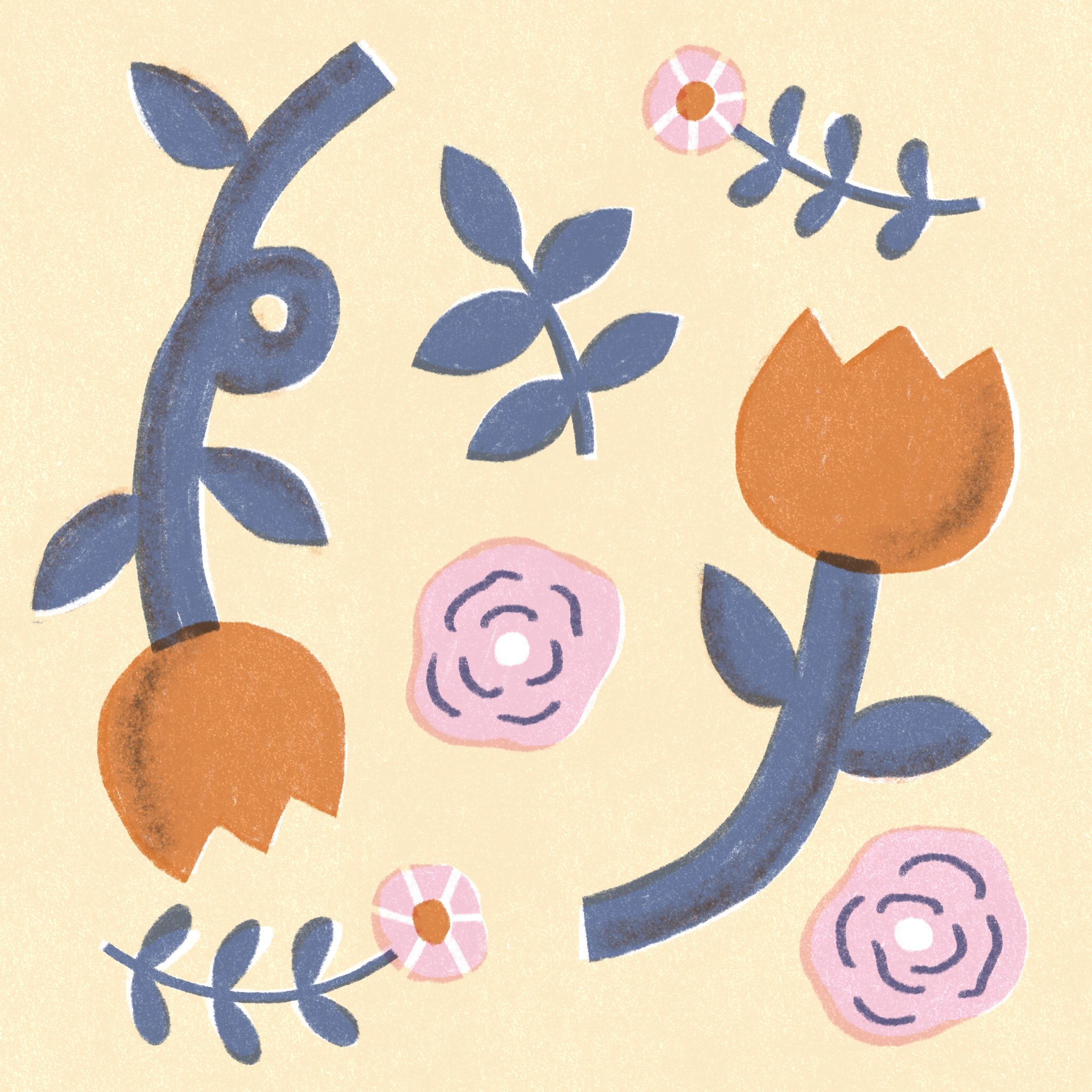 お花　パターン-1