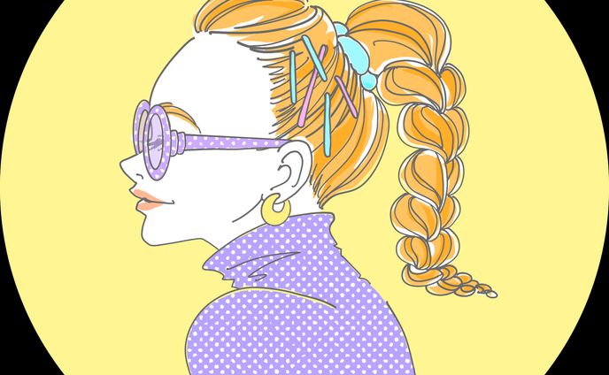 カラフルハッピーガール💐アイコン