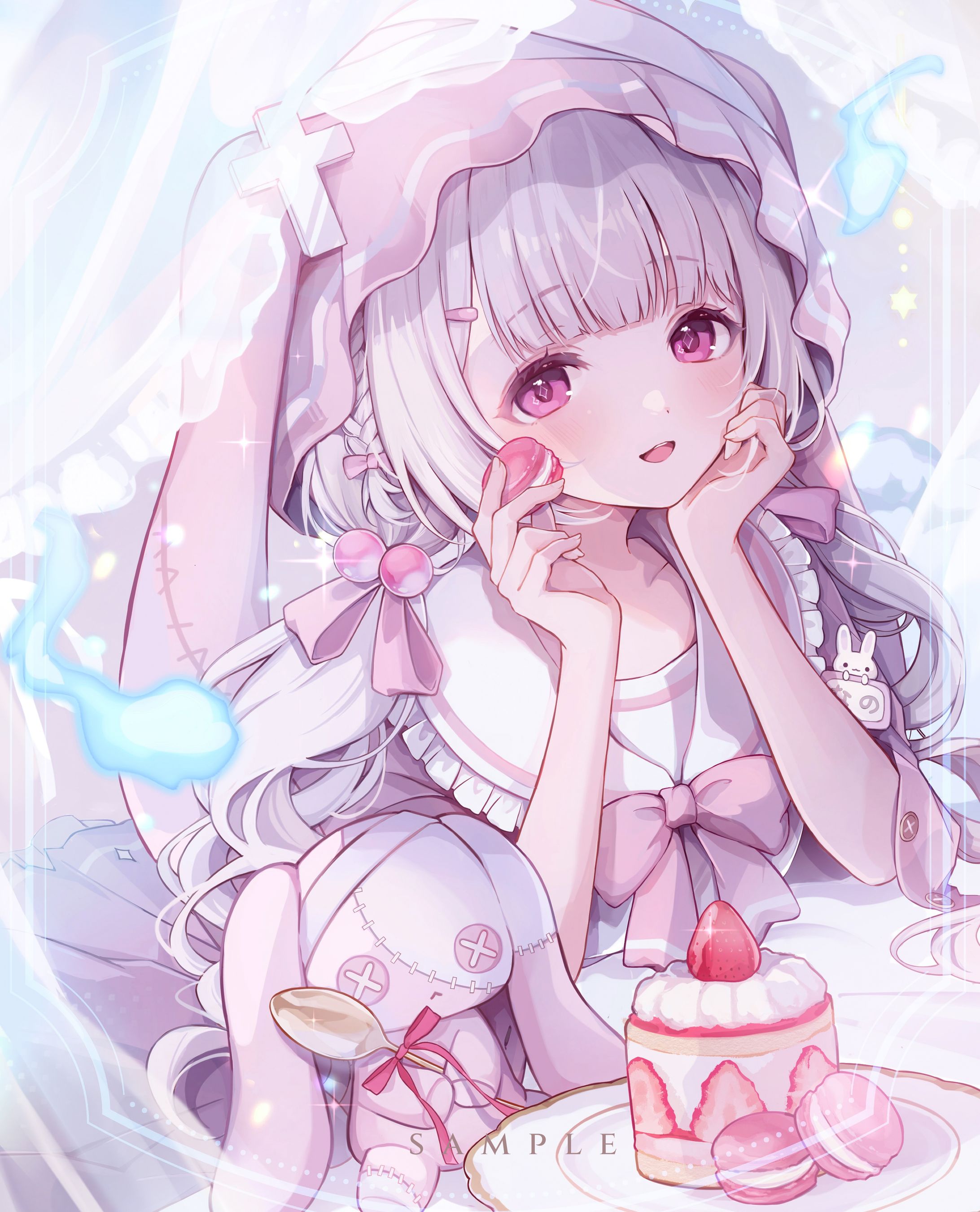 【お仕事】個人VTuber野苺なの様　デビュー半年記念イラスト-1