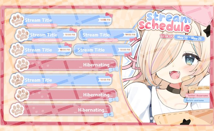 Misa's Schedule Design