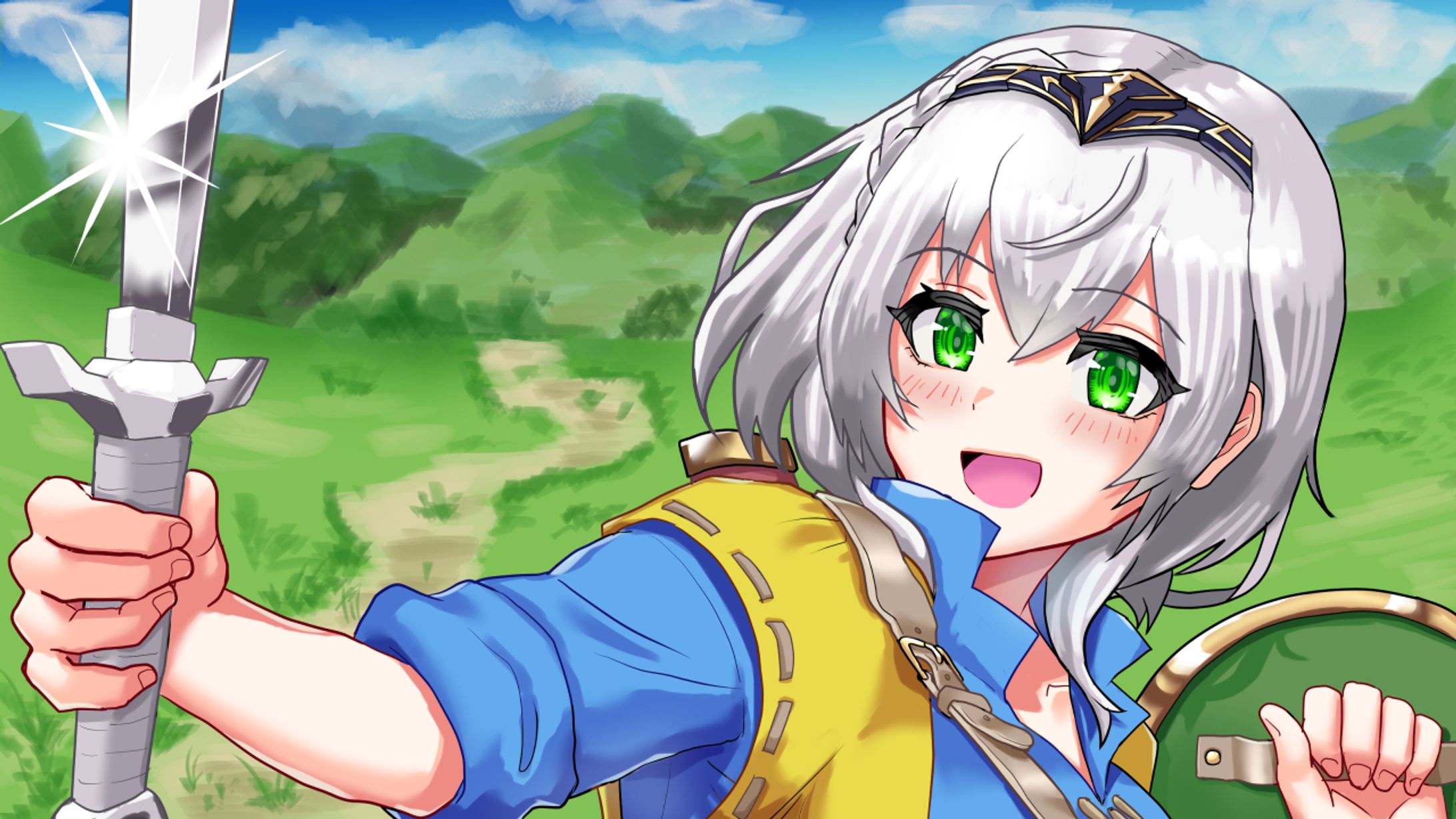 白銀ノエルさんファンアート-1