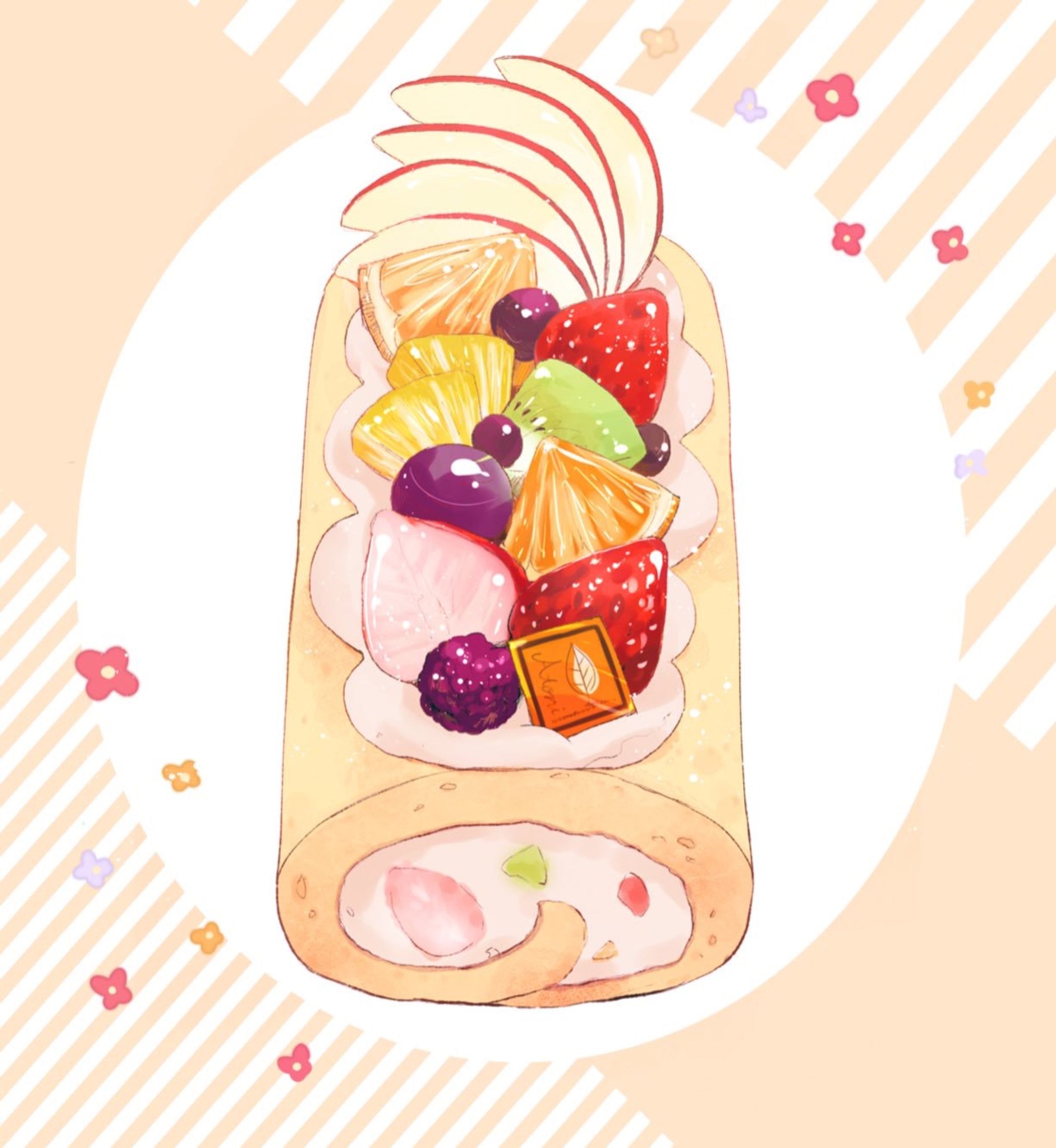 ロールケーキ・パフェ-1