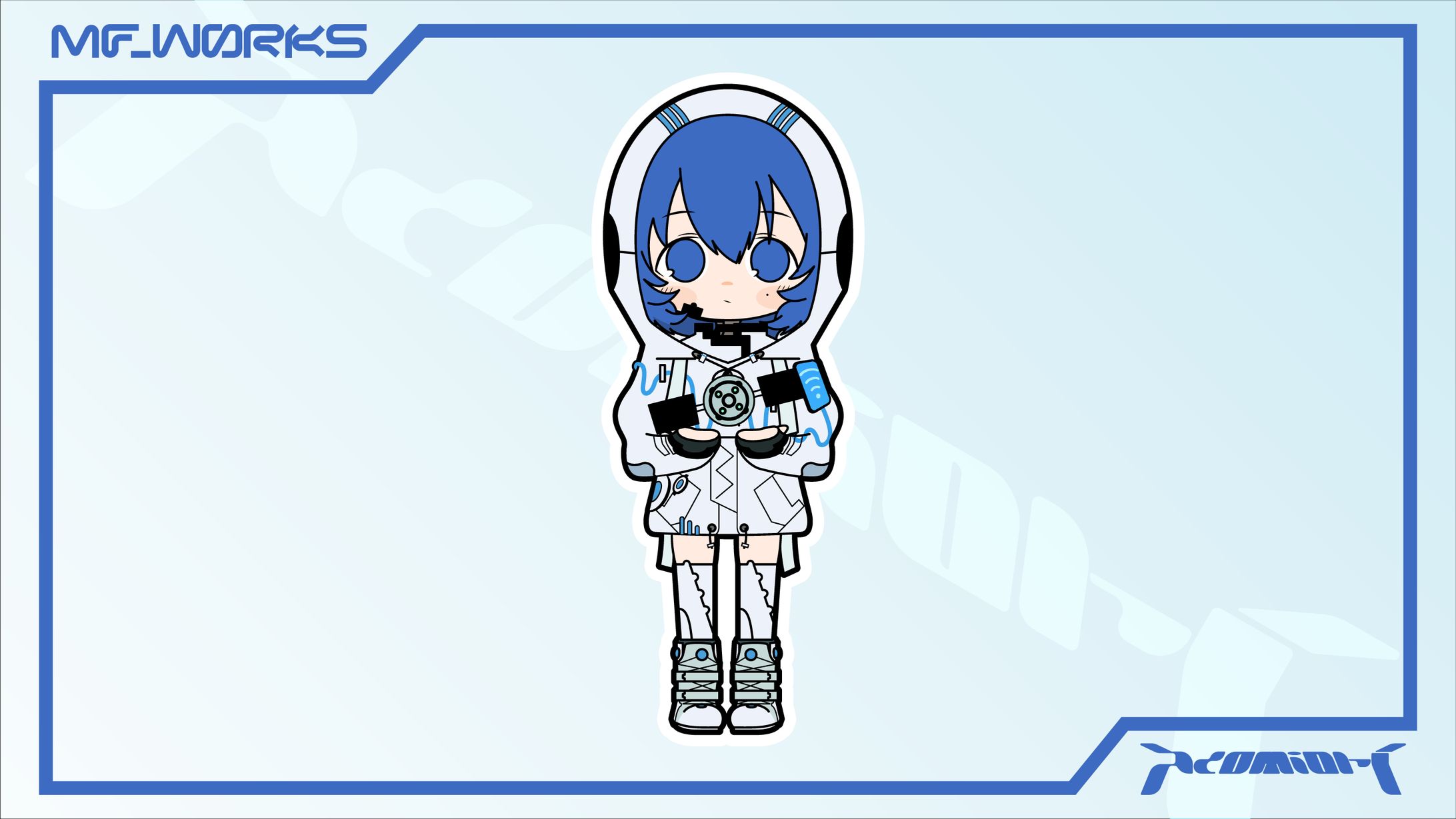 Adomiori | オリジナルキャラクターステッカー-1