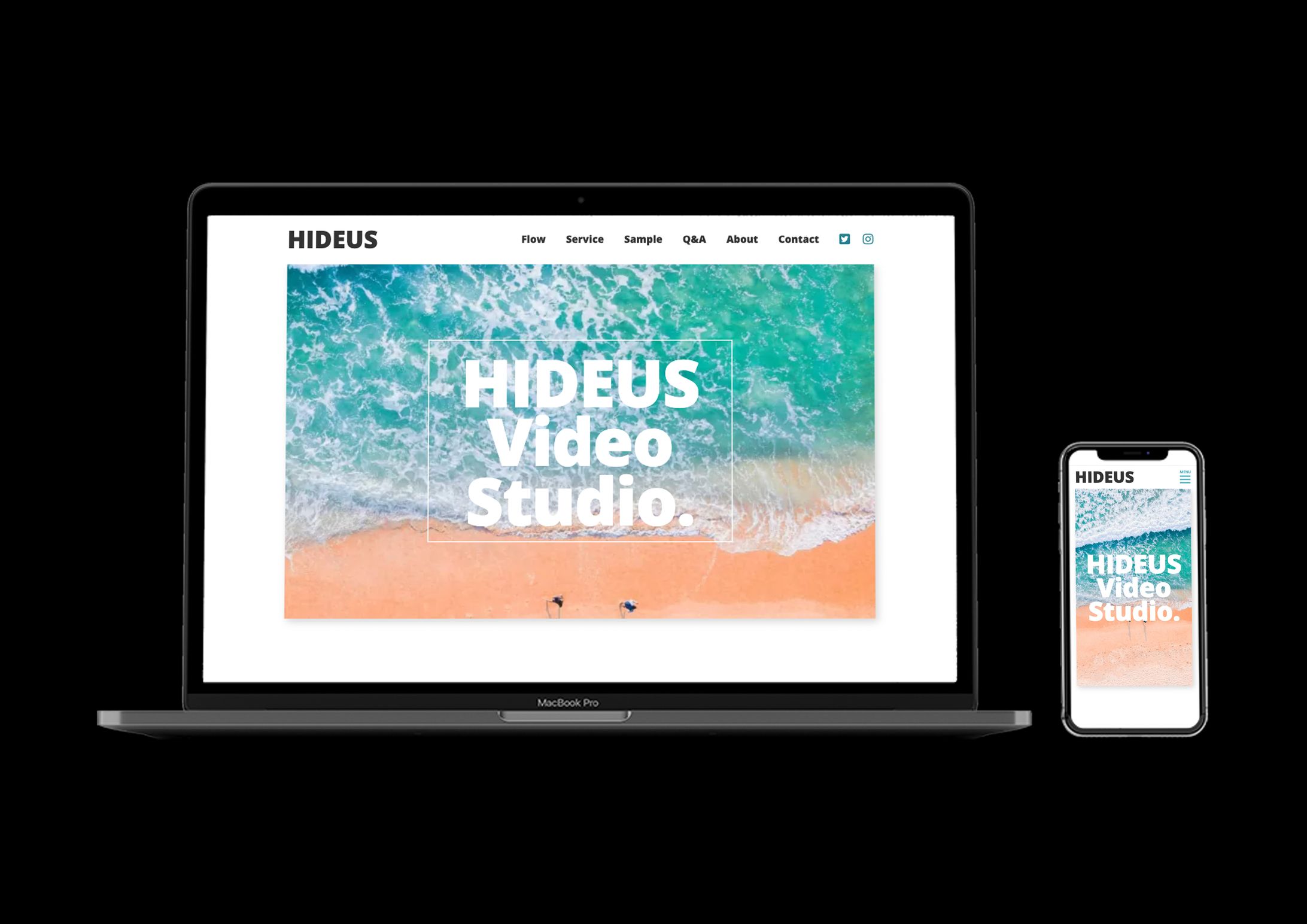 HIDEUS Video Stdio（LPデモサイト）-1