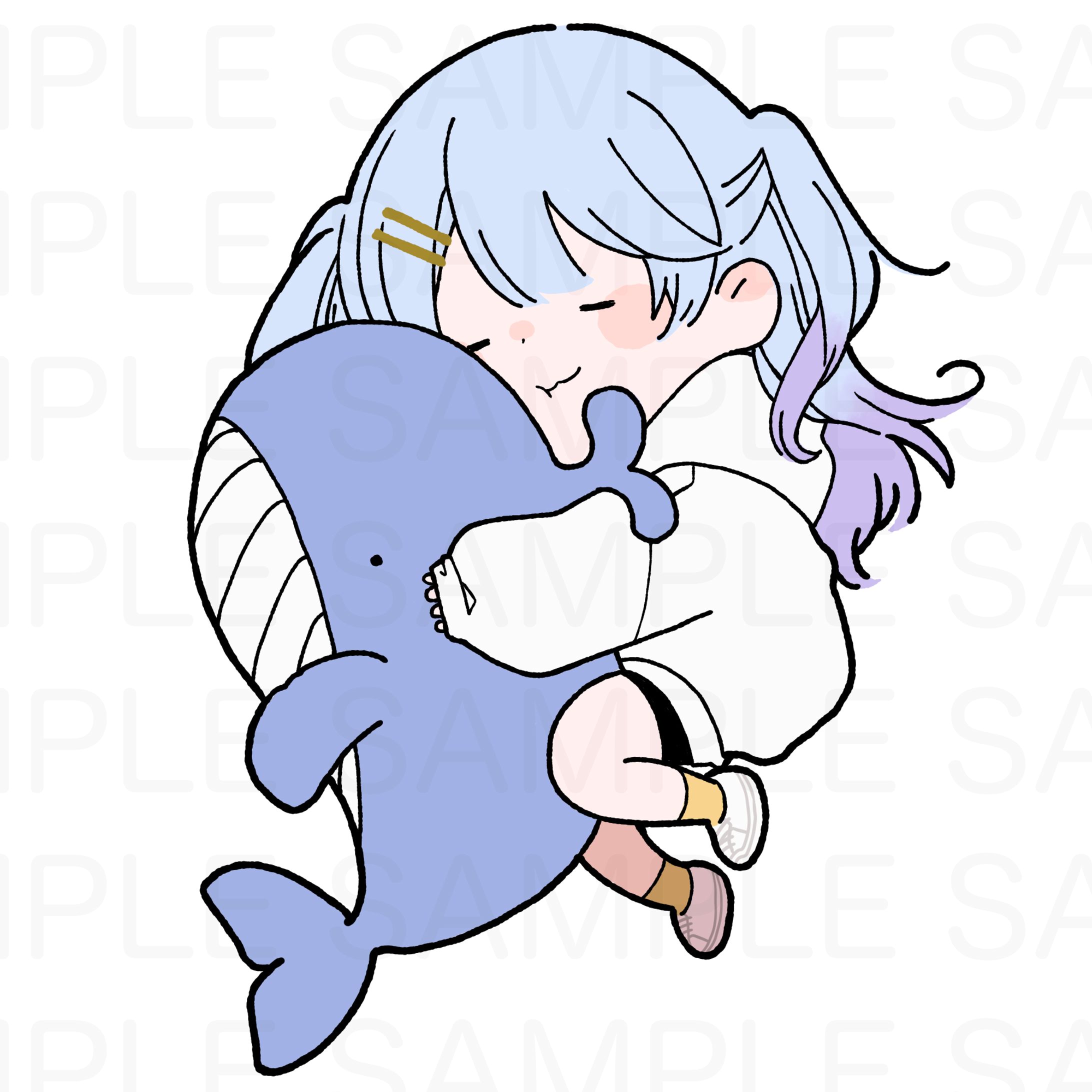 音鯨 うみ様01_グッズ用SDイラスト-1