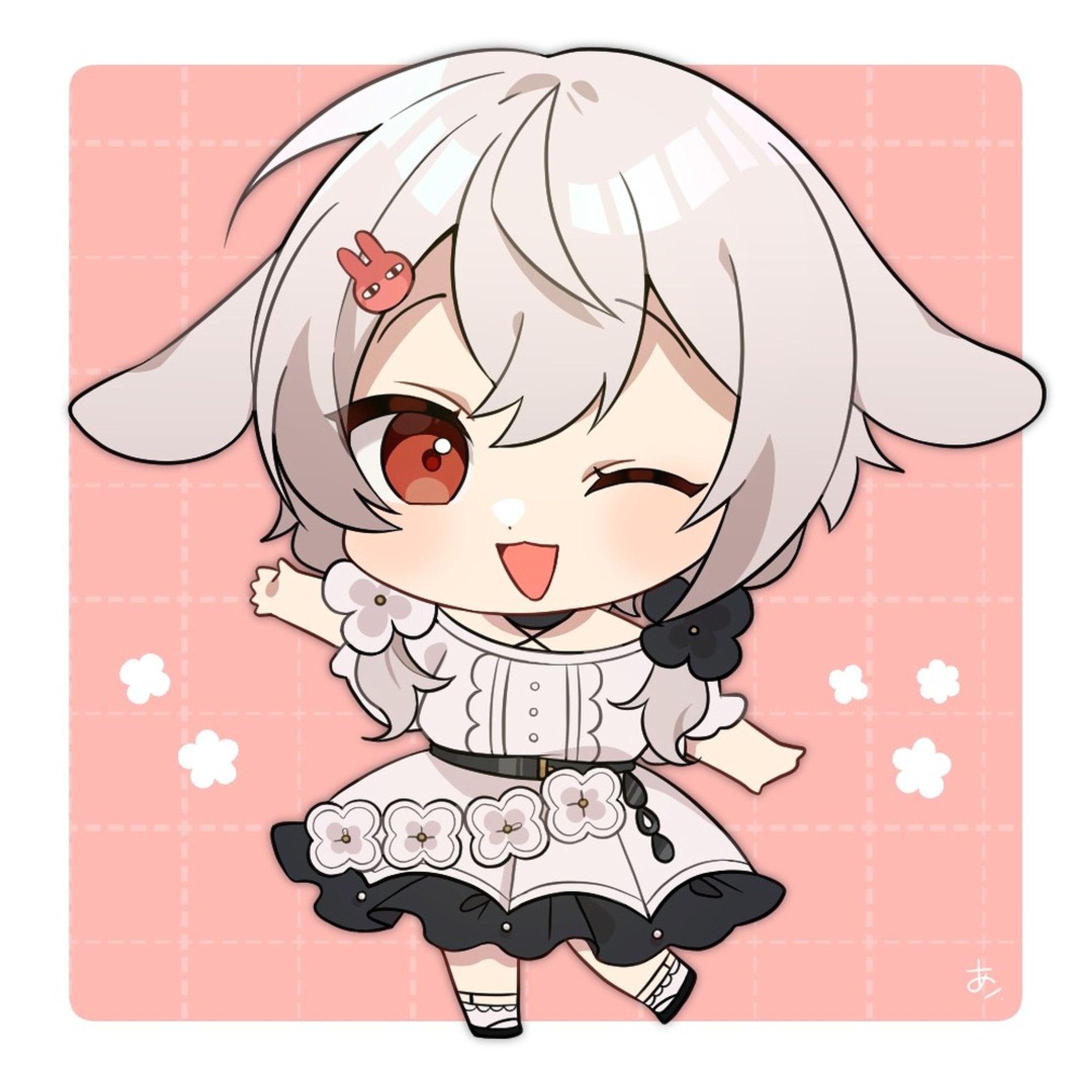 Tokiプロダクション 天見あめ様 新衣装SDイラスト-1